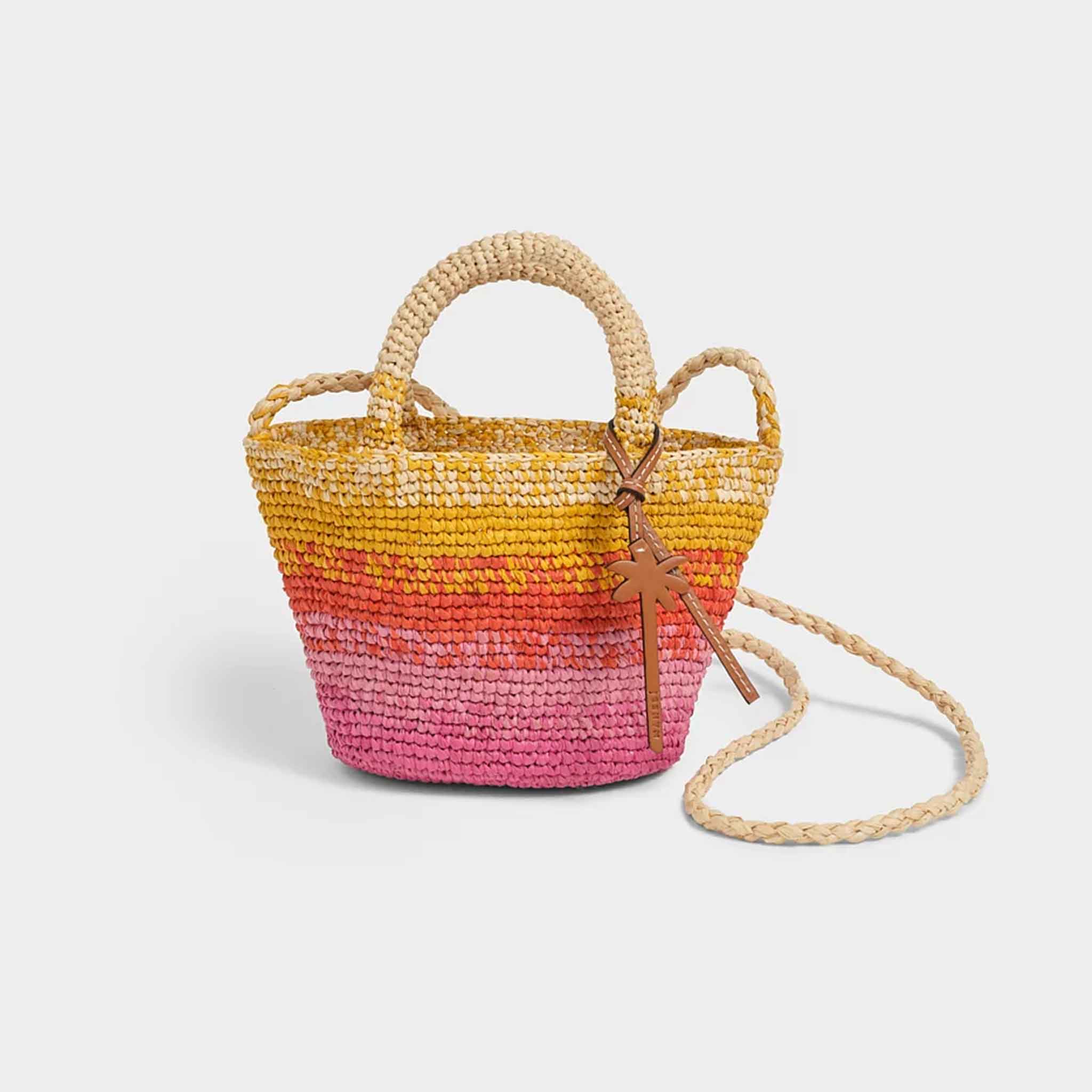 Panier Mini Bag in Raffia Sunset