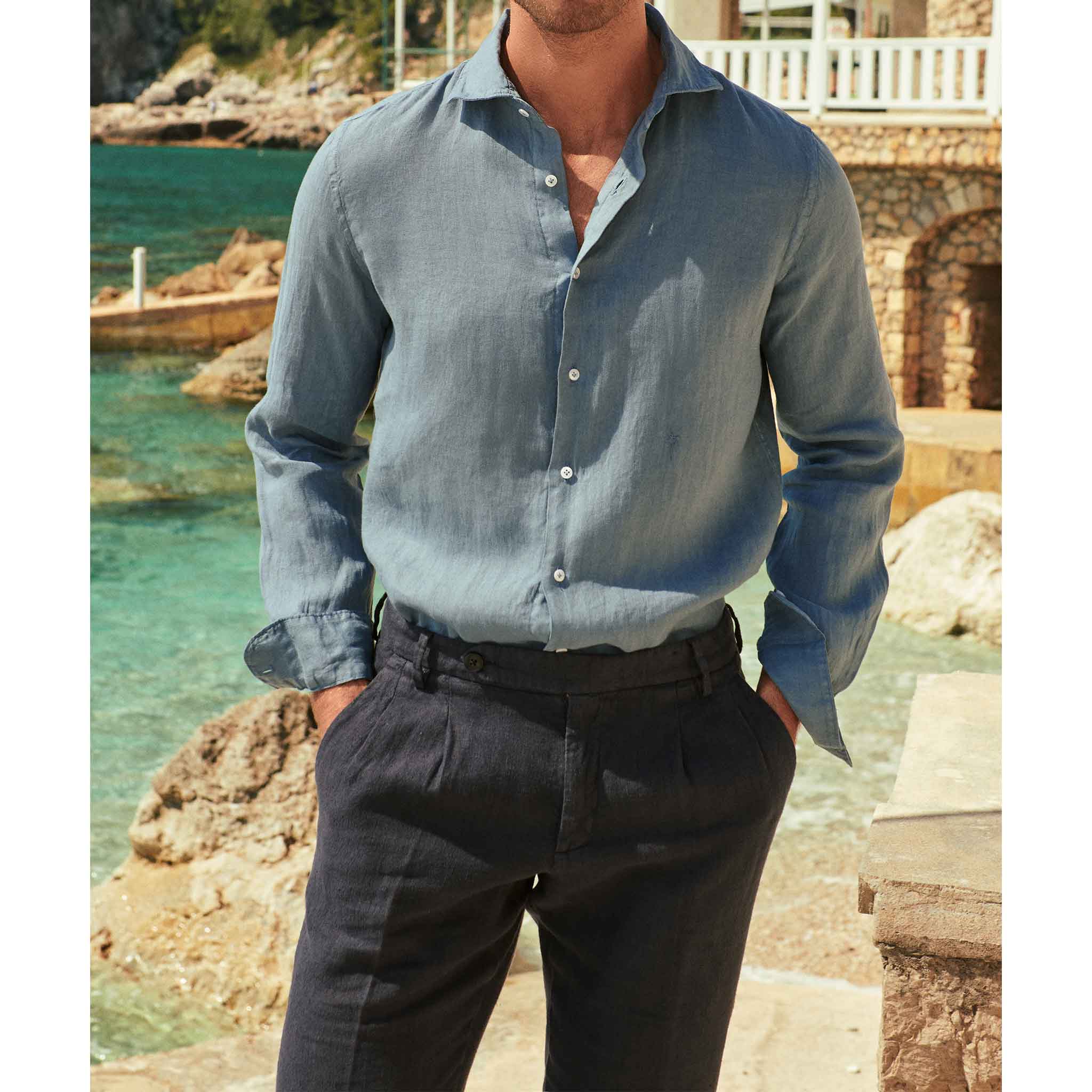 Posillipo Shirt in Blue