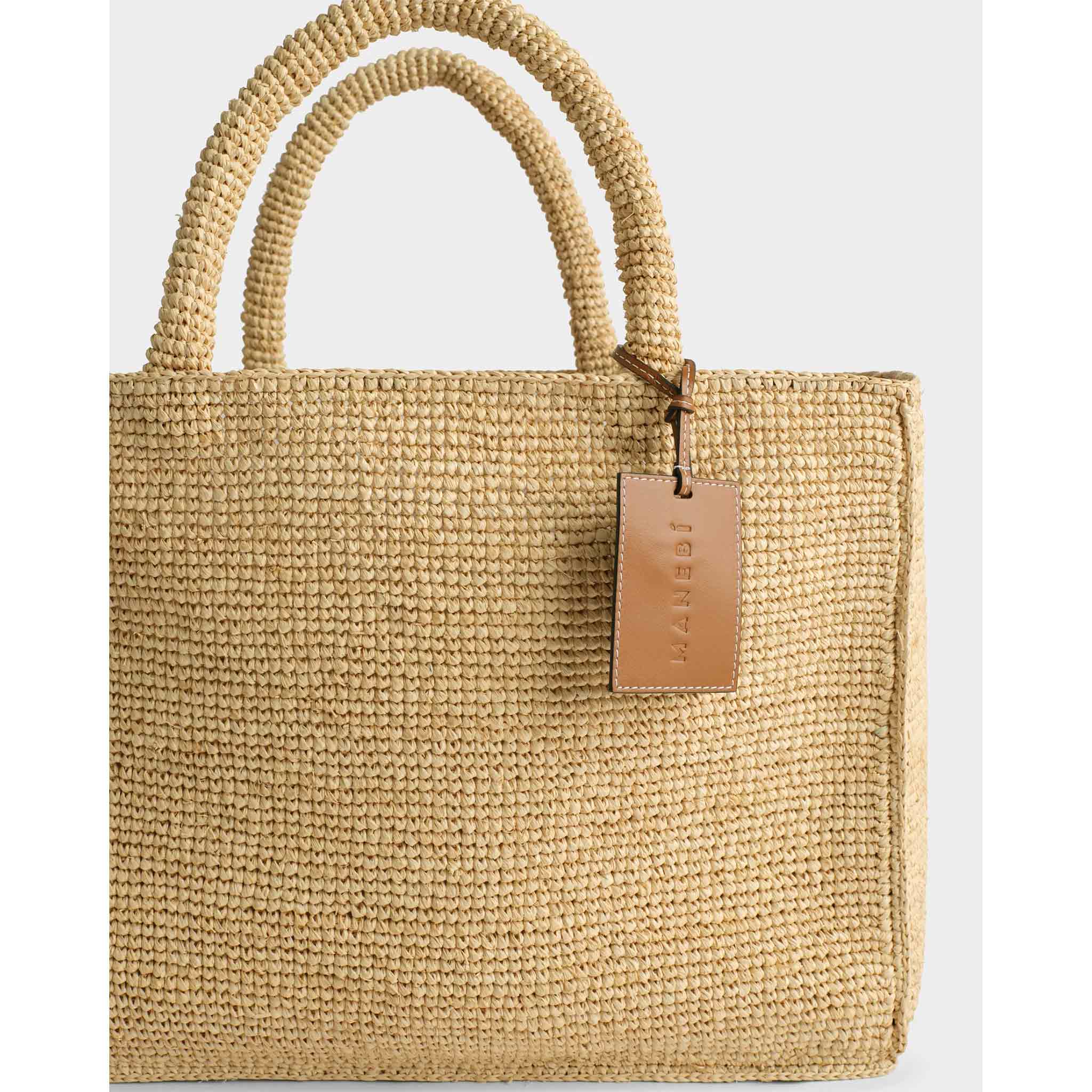 Sunset Bag Large in Raffia Natural