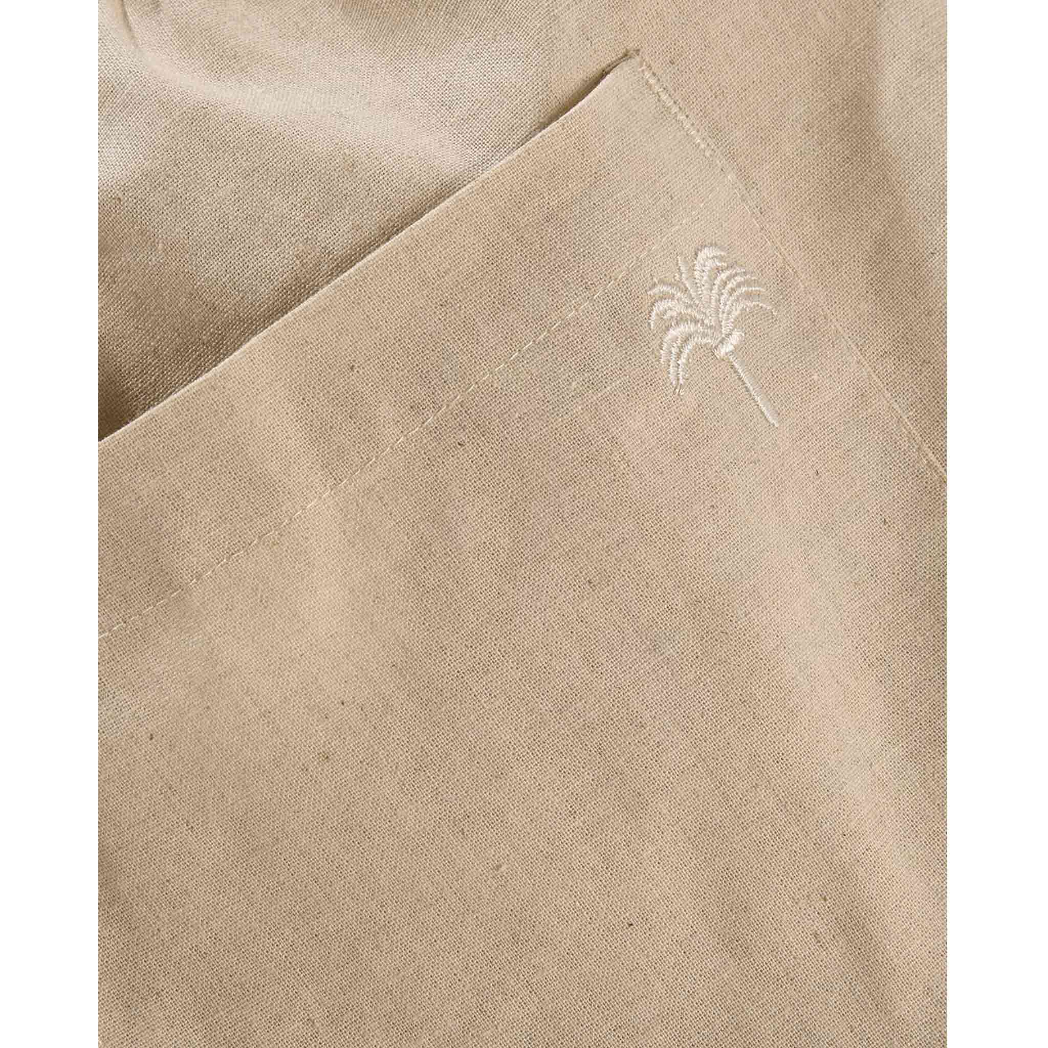 Linen Trousers in Beige
