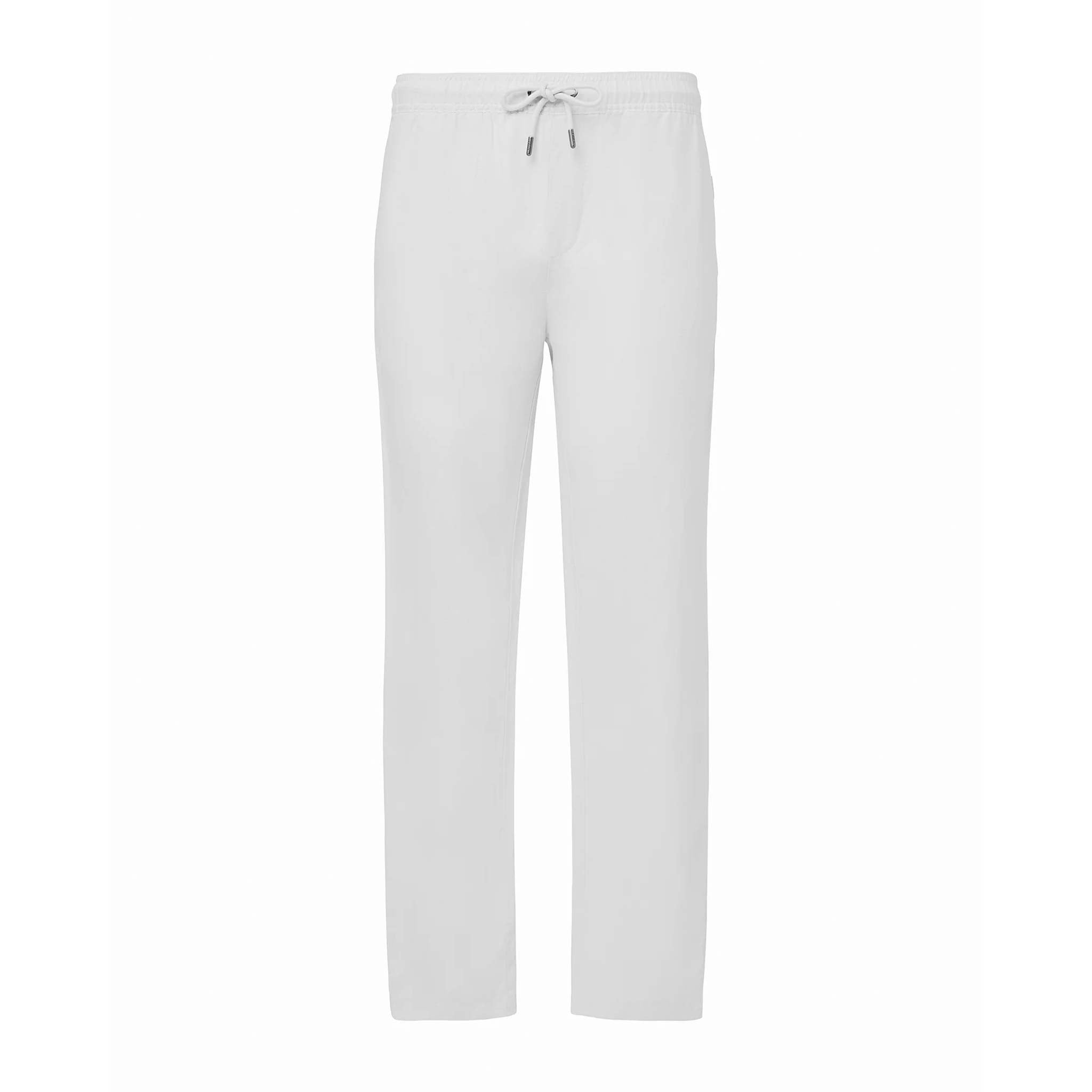 Air Linen Pull on Pant in White