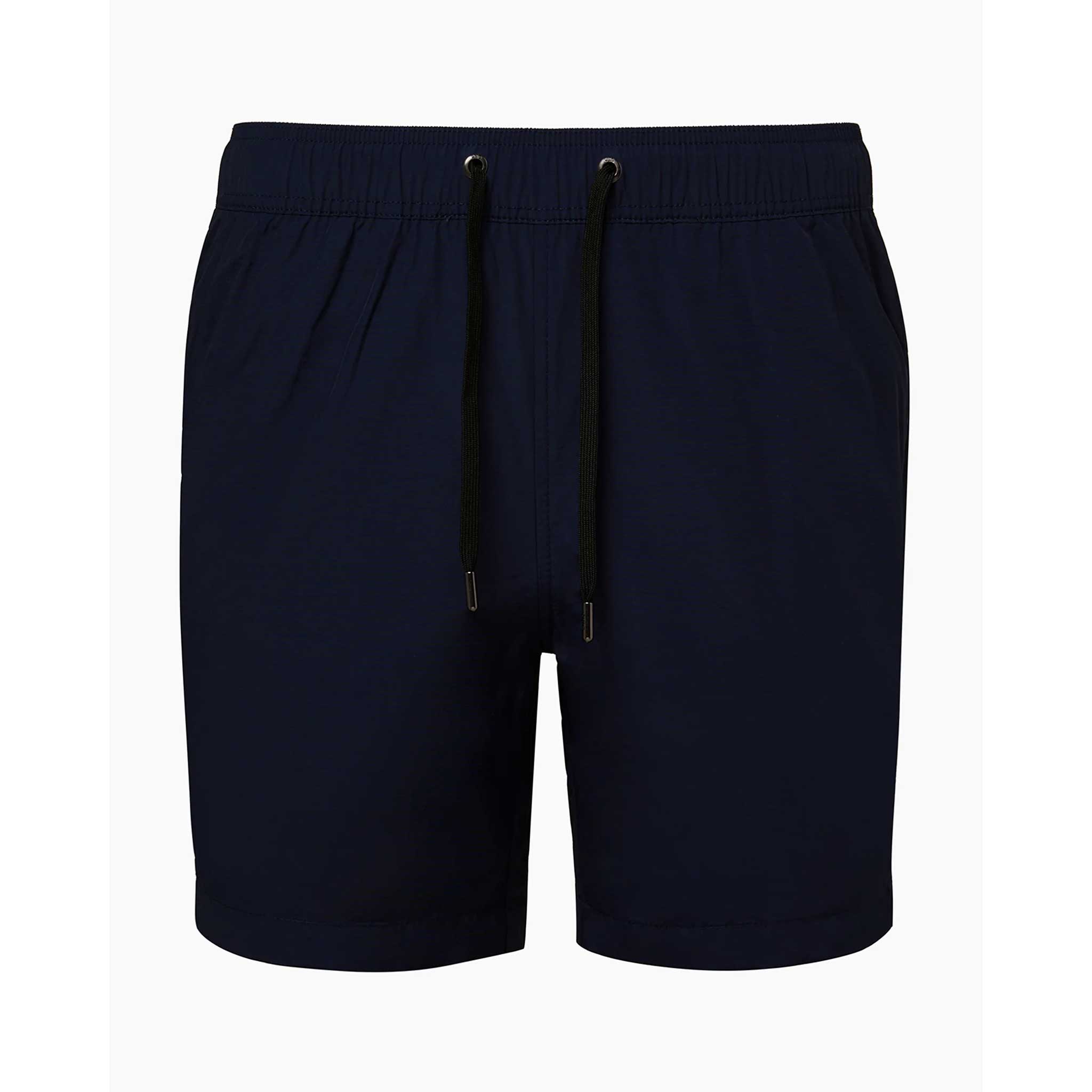 Air Linen Pull on Short in Deep Navy