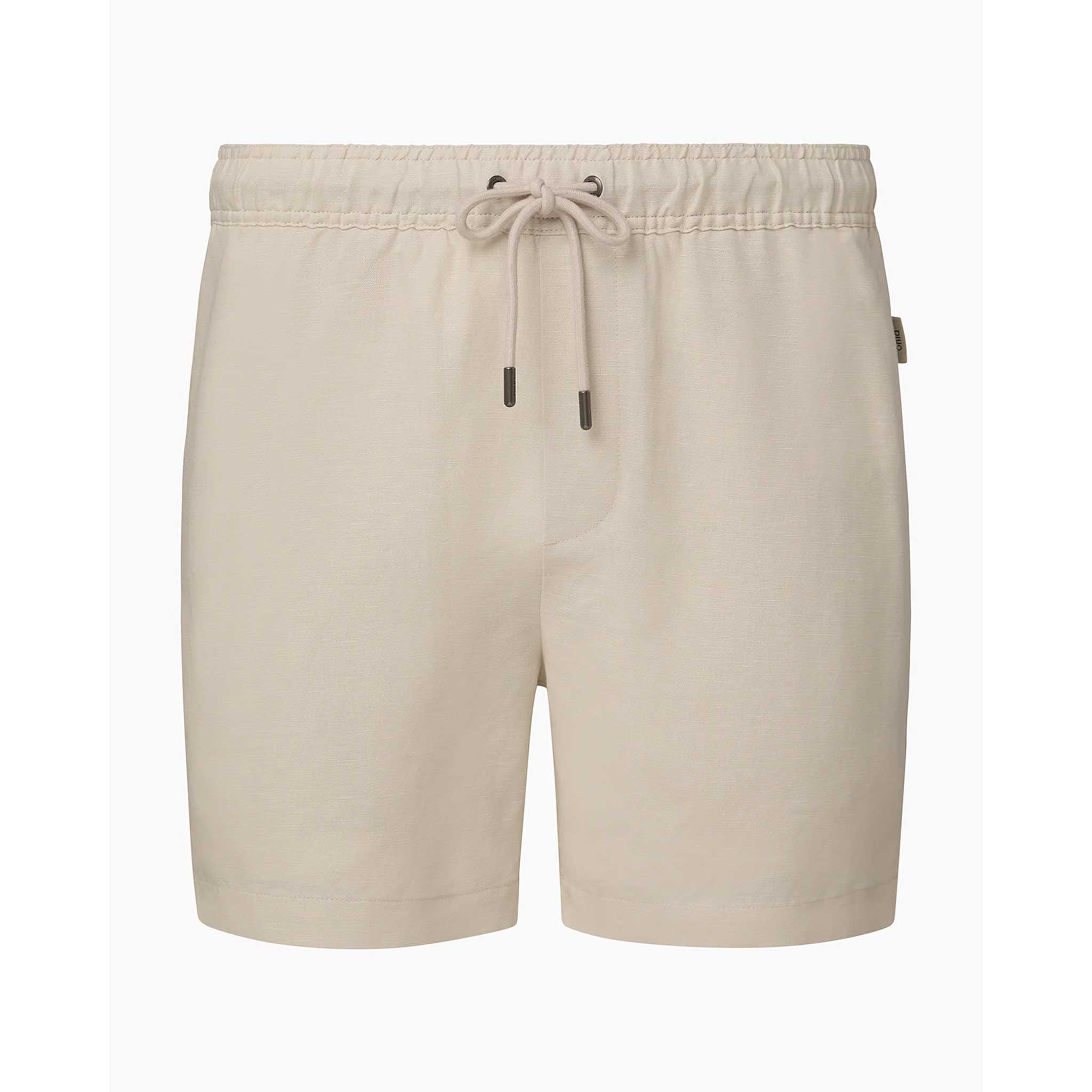 Air Linen Pull on Short in Stone