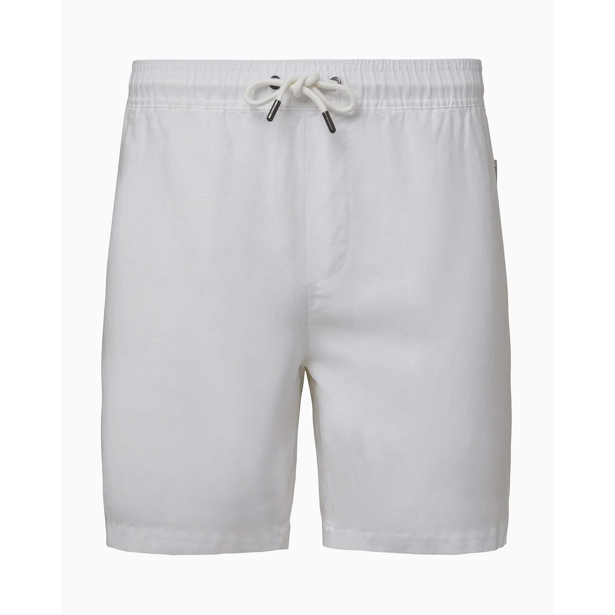 Air Linen Pull on Short in White