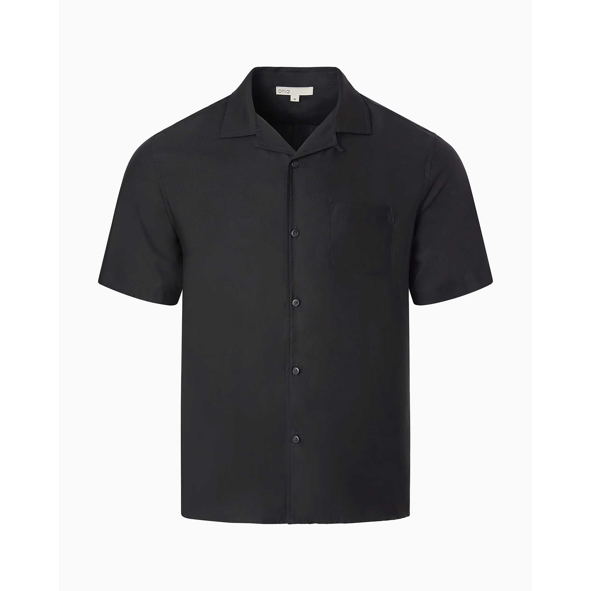 Tencel Vacation Shirt in Black