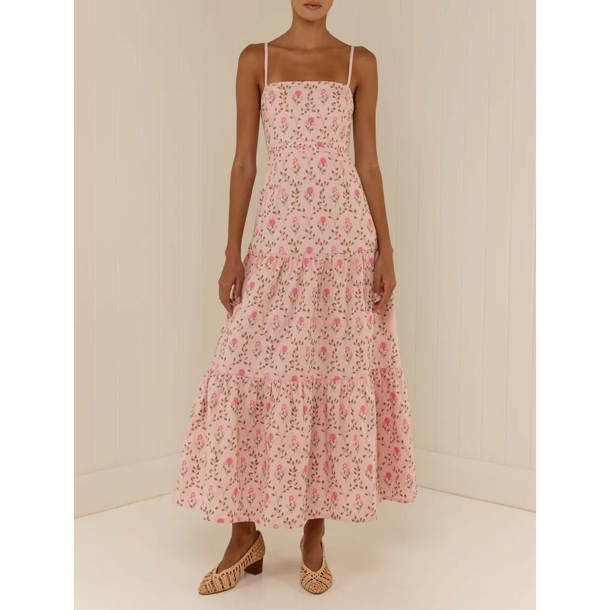 Kira Maxi Dress in Luxembourg Tile