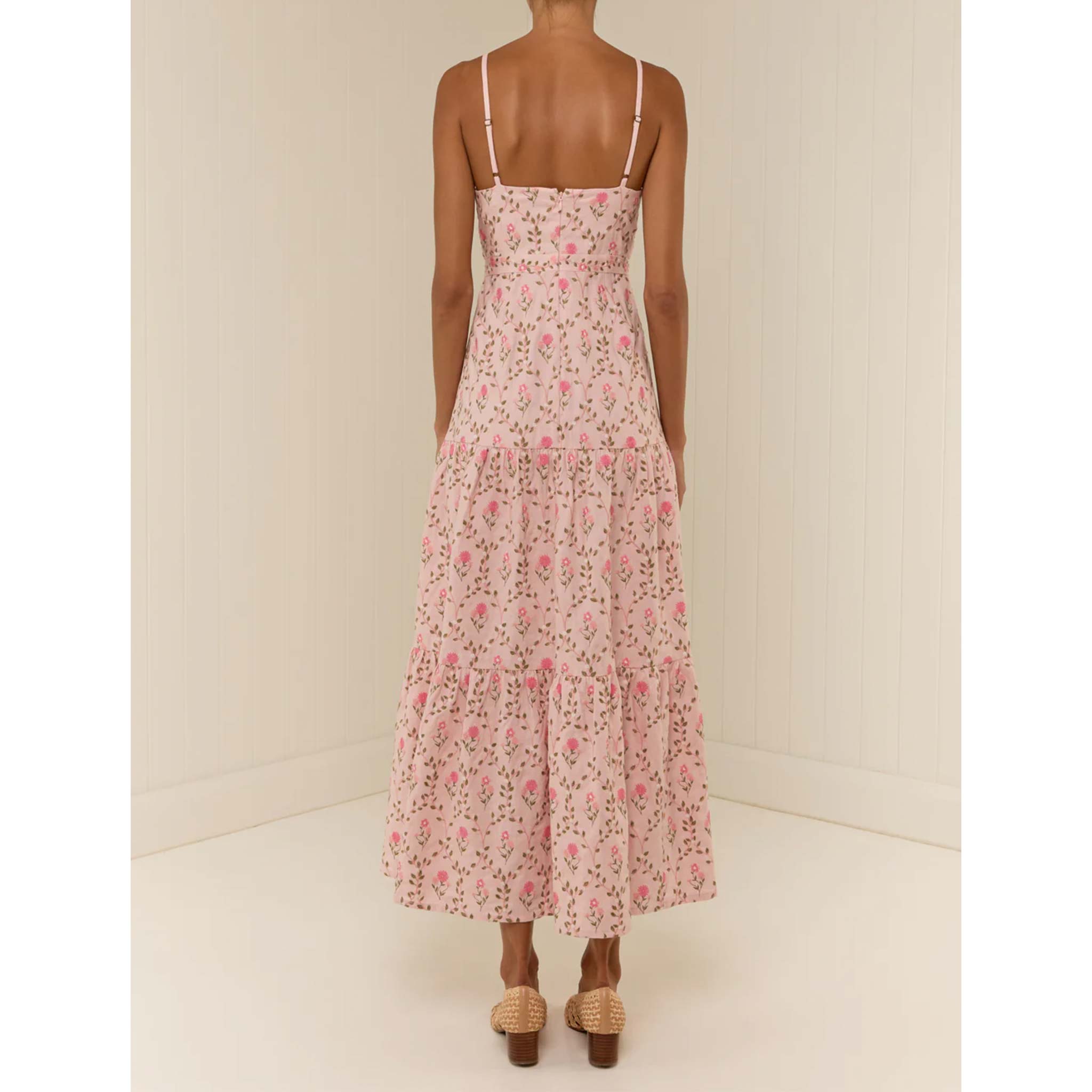 Kira Maxi Dress in Luxembourg Tile