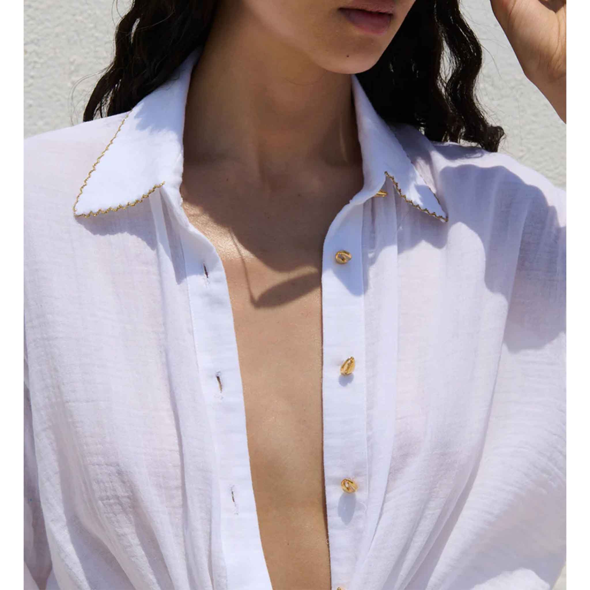 Helena Shirt in White