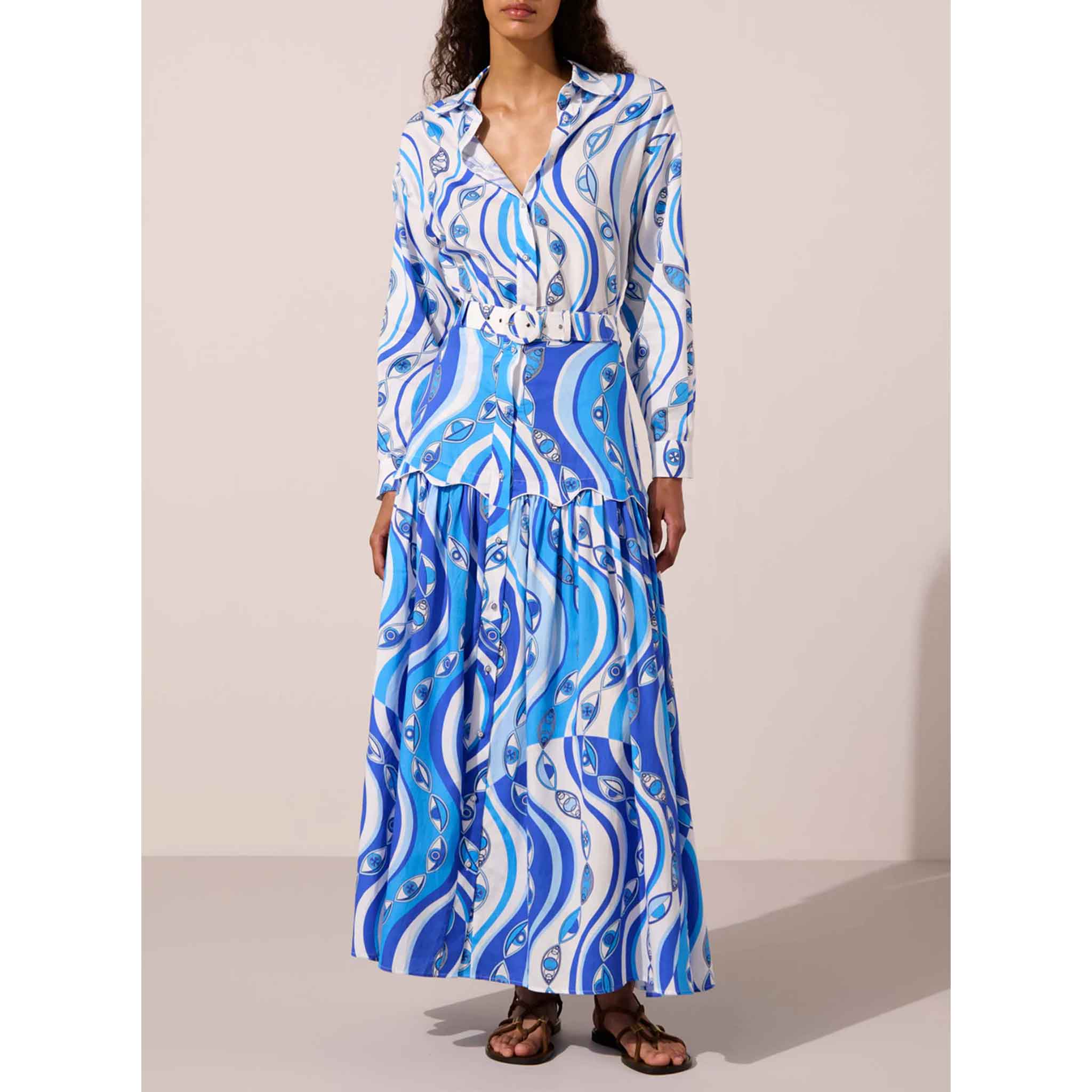 Ocean Eyes Maxi Skirt