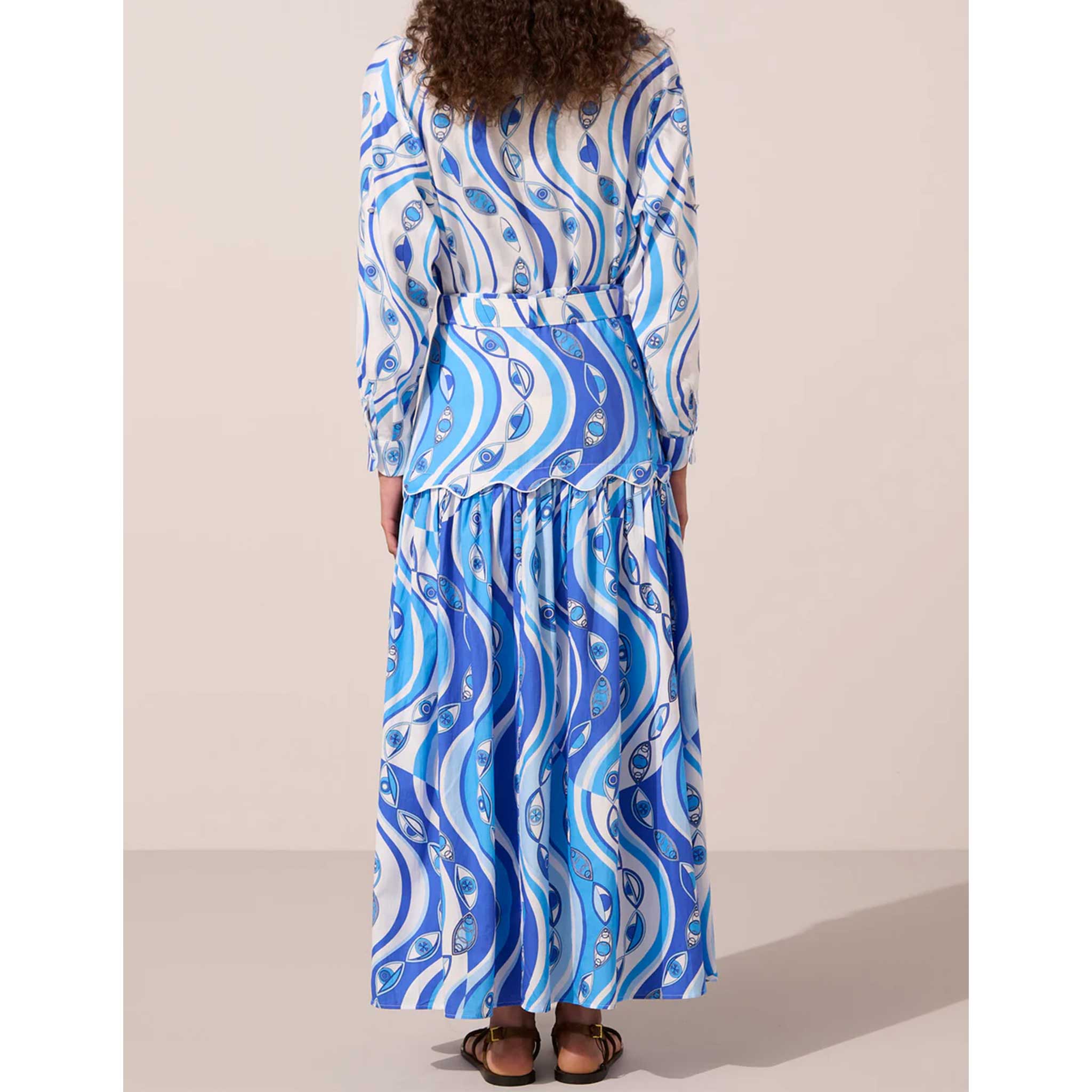 Ocean Eyes Maxi Skirt