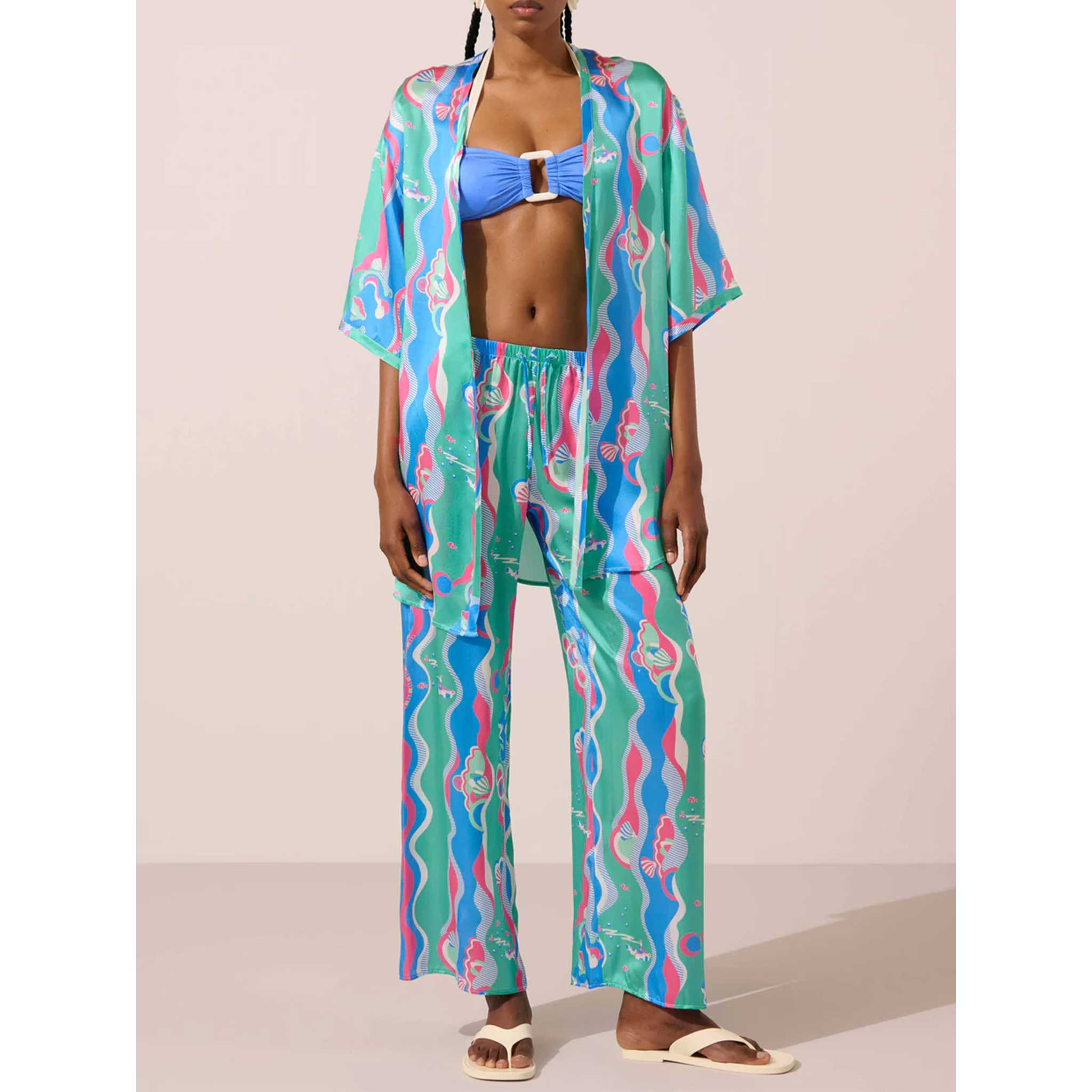 Underwater Dreamer Silk Kimono