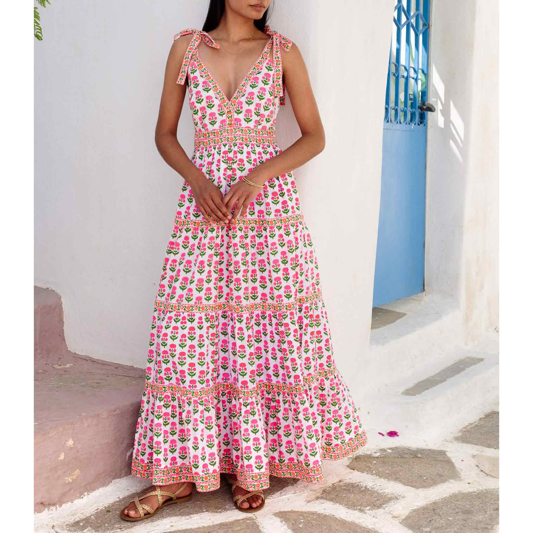 Amour Dress in Neon Sunset
