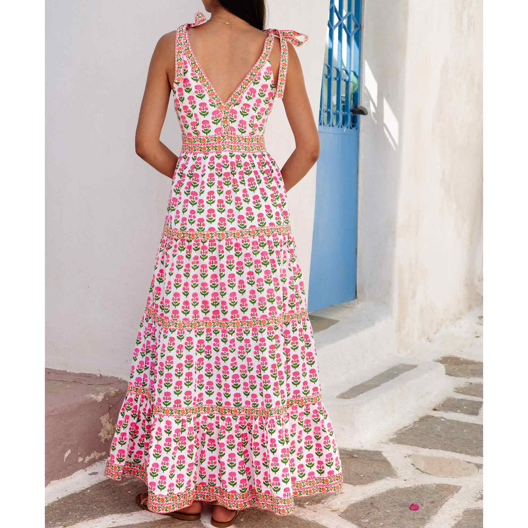 Amour Dress in Neon Sunset