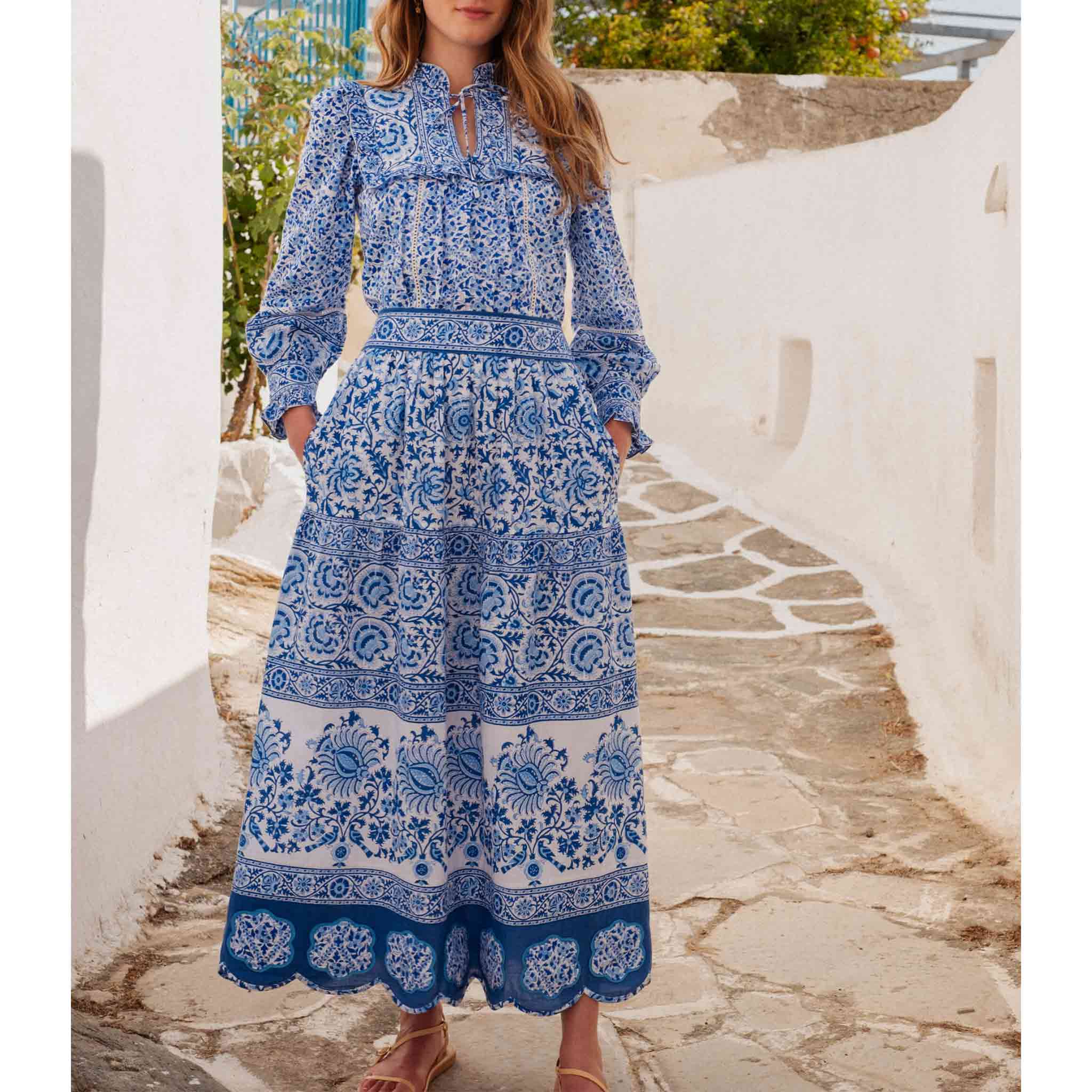 Anora Skirt in Azure