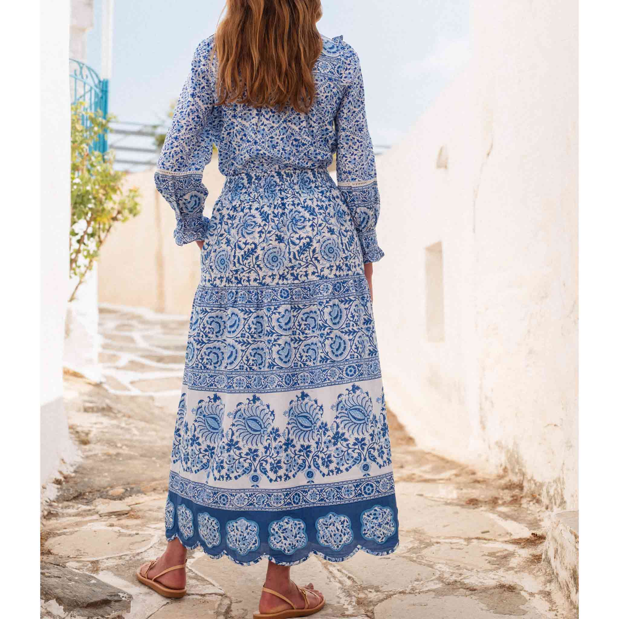 Anora Skirt in Azure