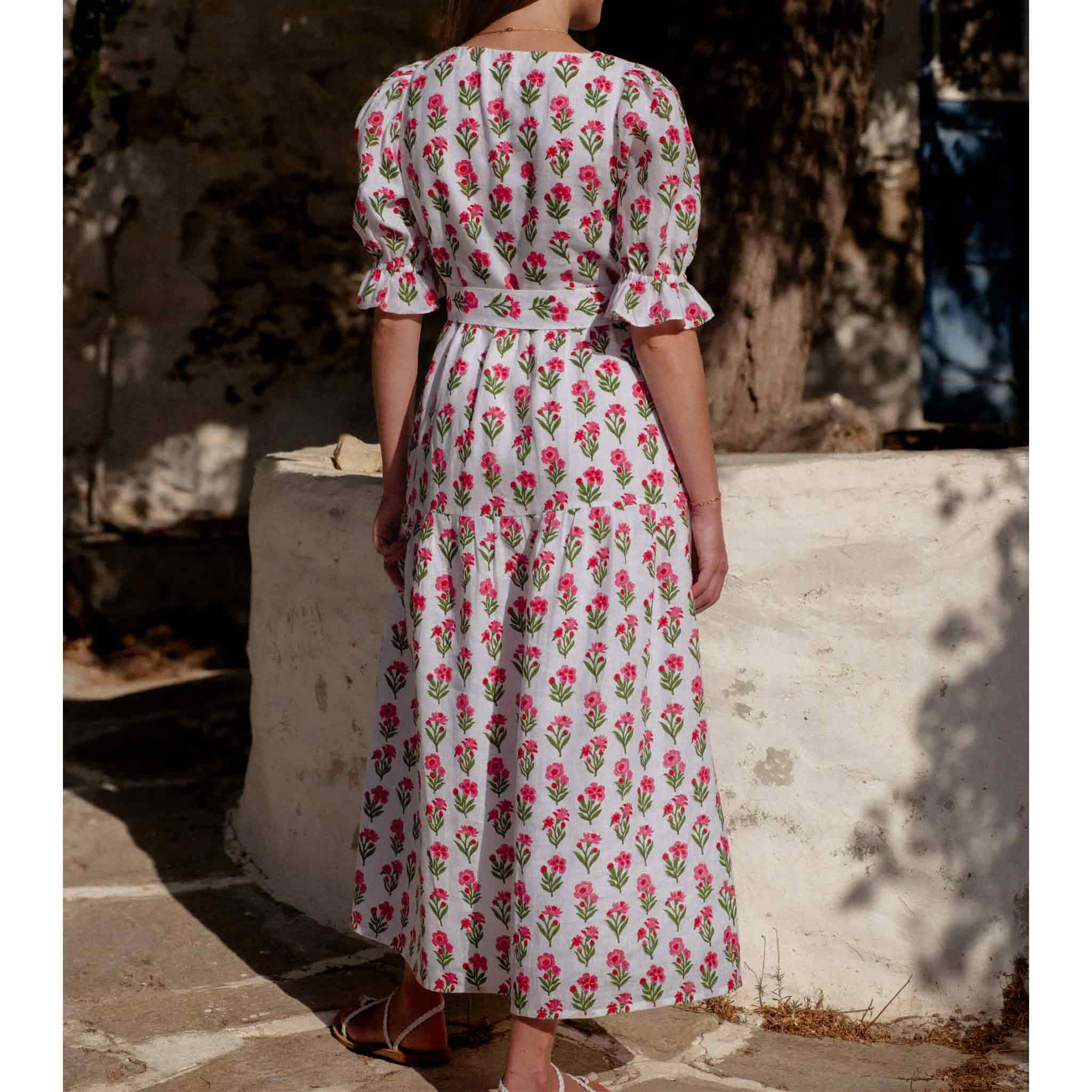 Francis Dress in Ruby Bloom