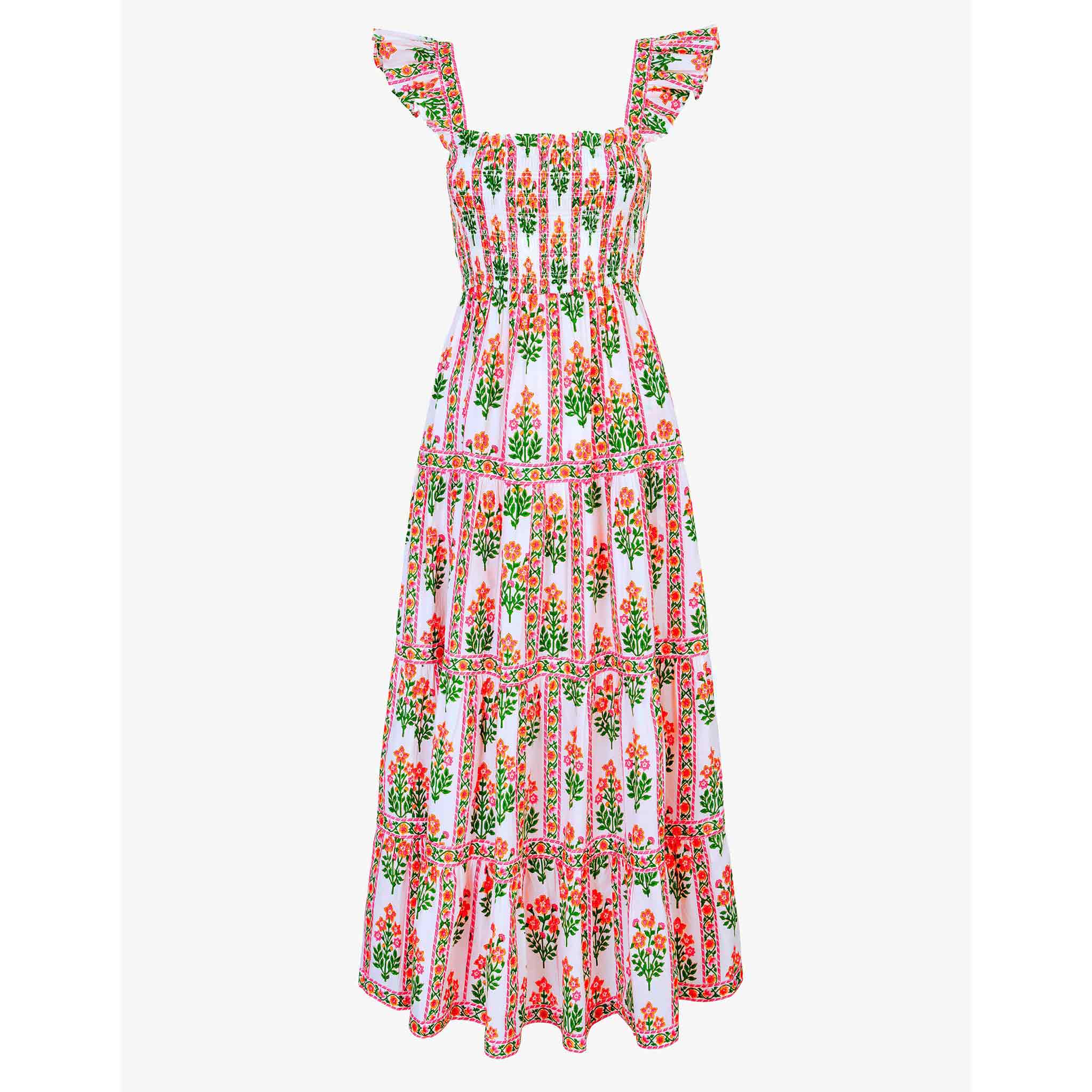Jessica Dress in Neon Sunset