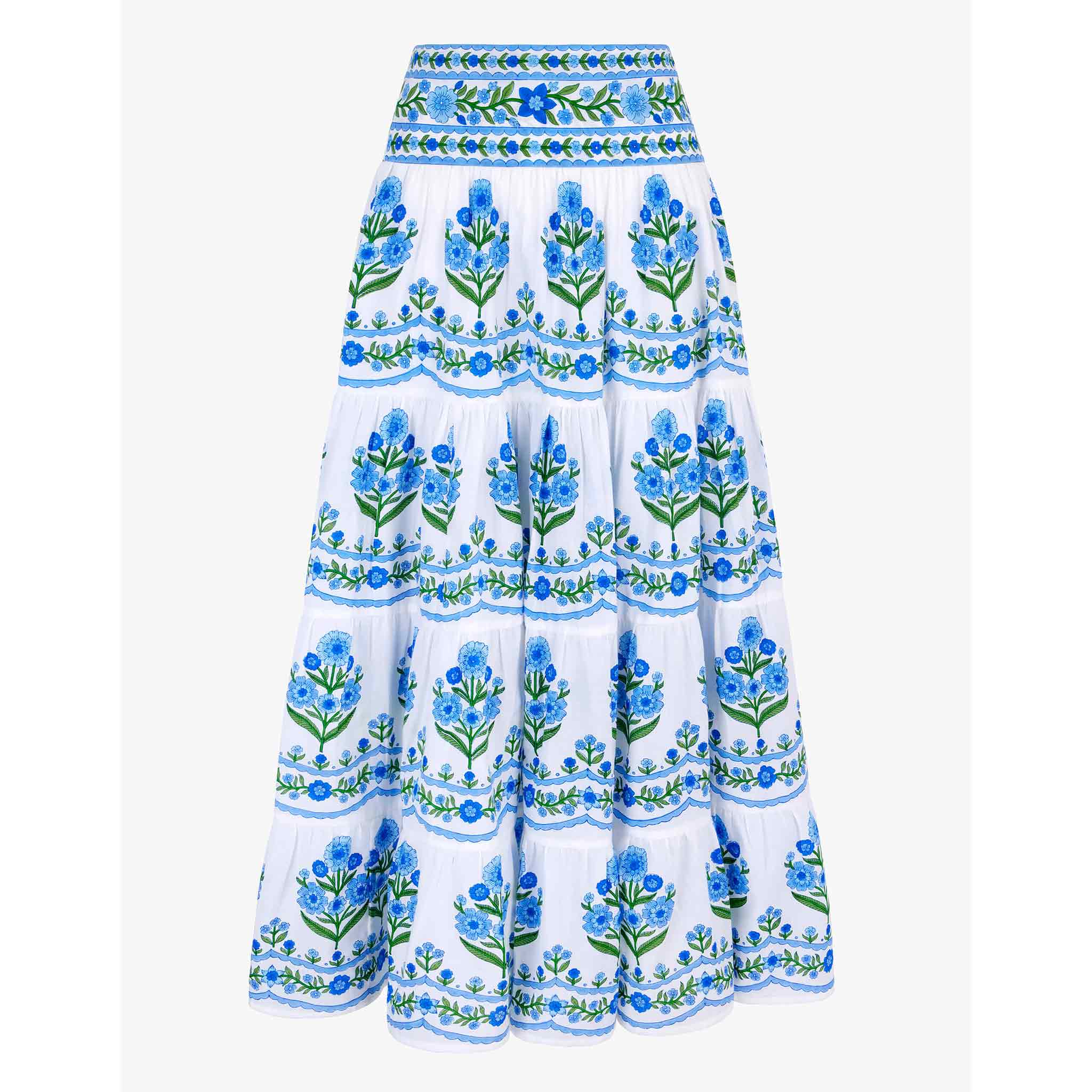 Rah Rah Skirt in Lapis Meadow