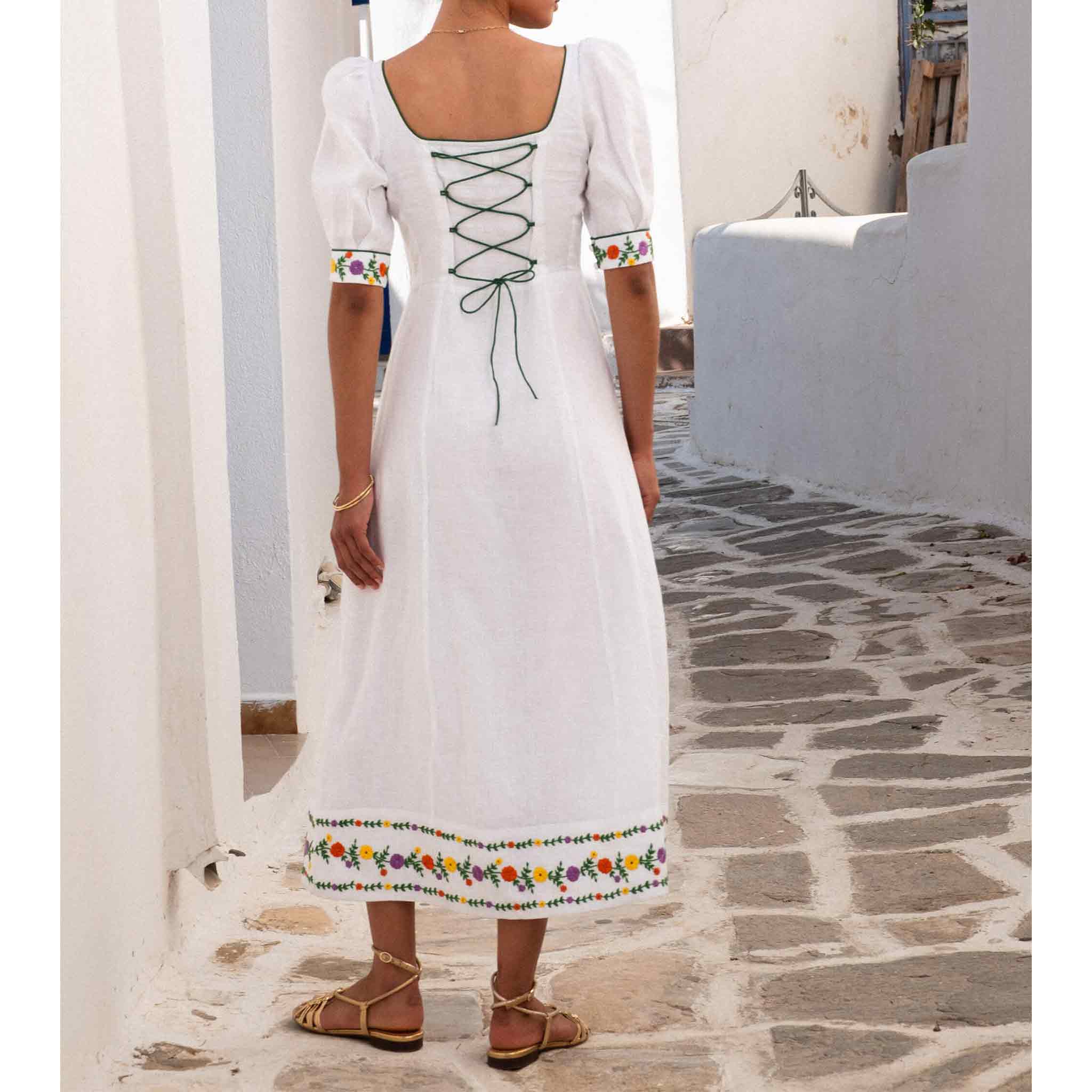 Sierra Dress in Vintage Daisy
