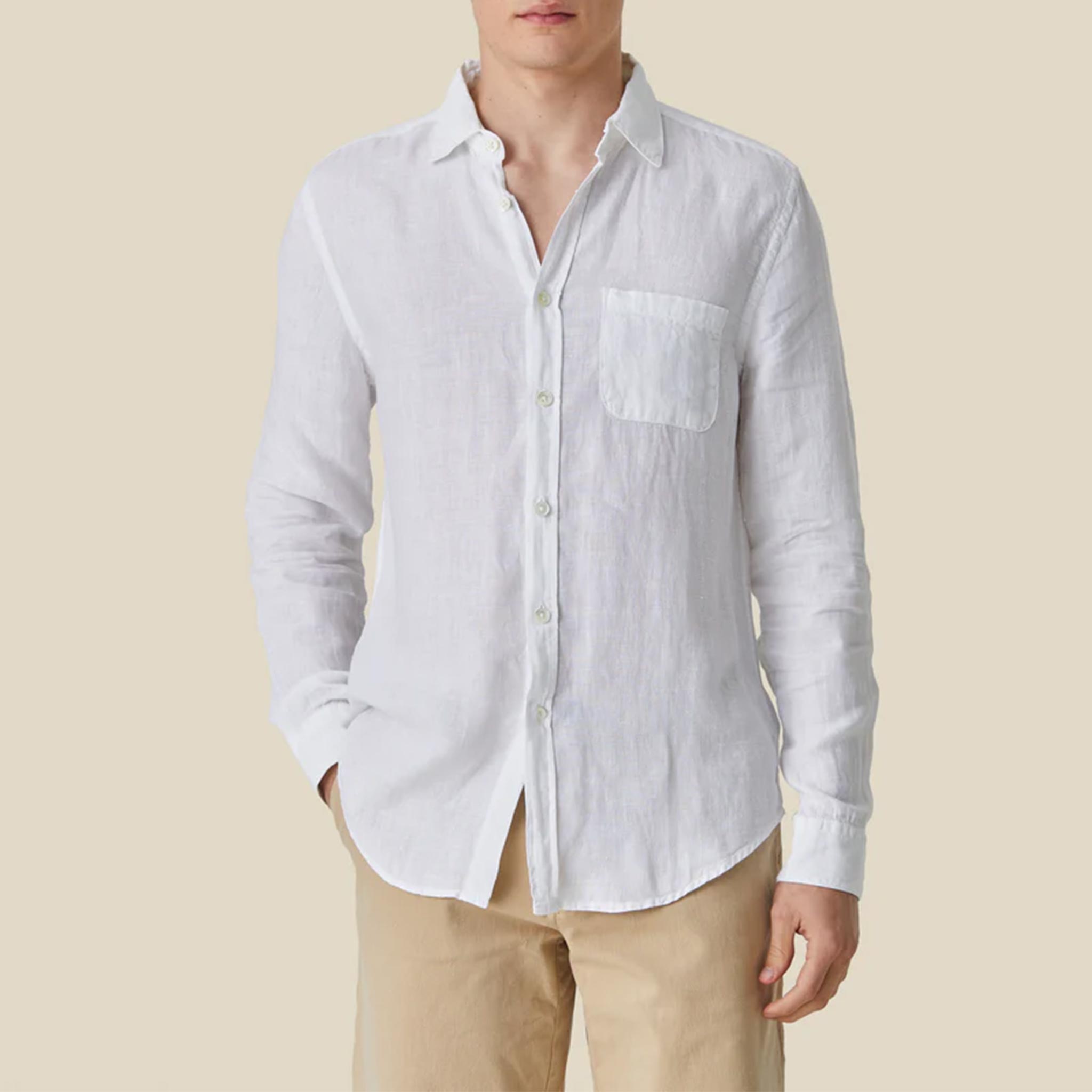 Linen Shirt in White