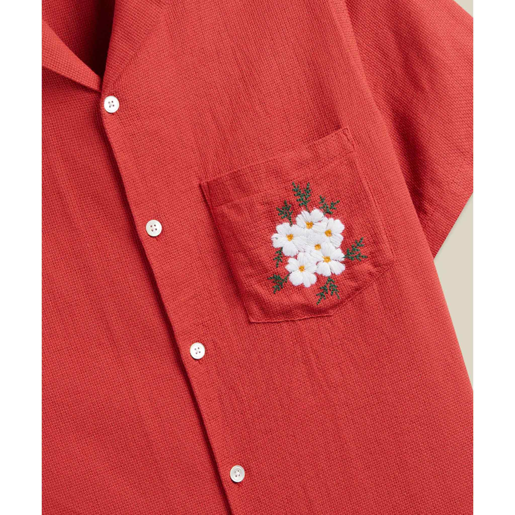 Piquet Embroidery Shirt