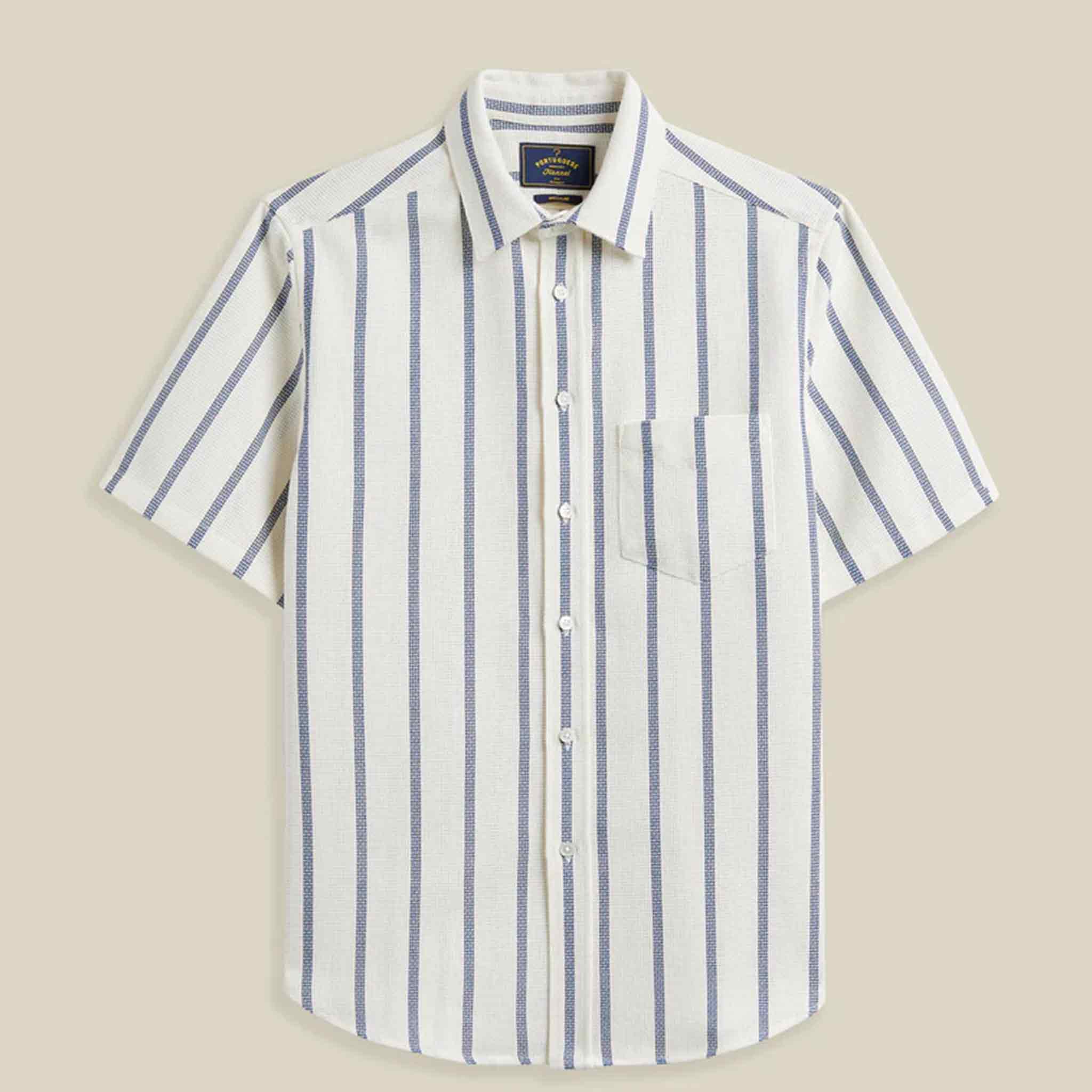 Piquet Stripe Shirt