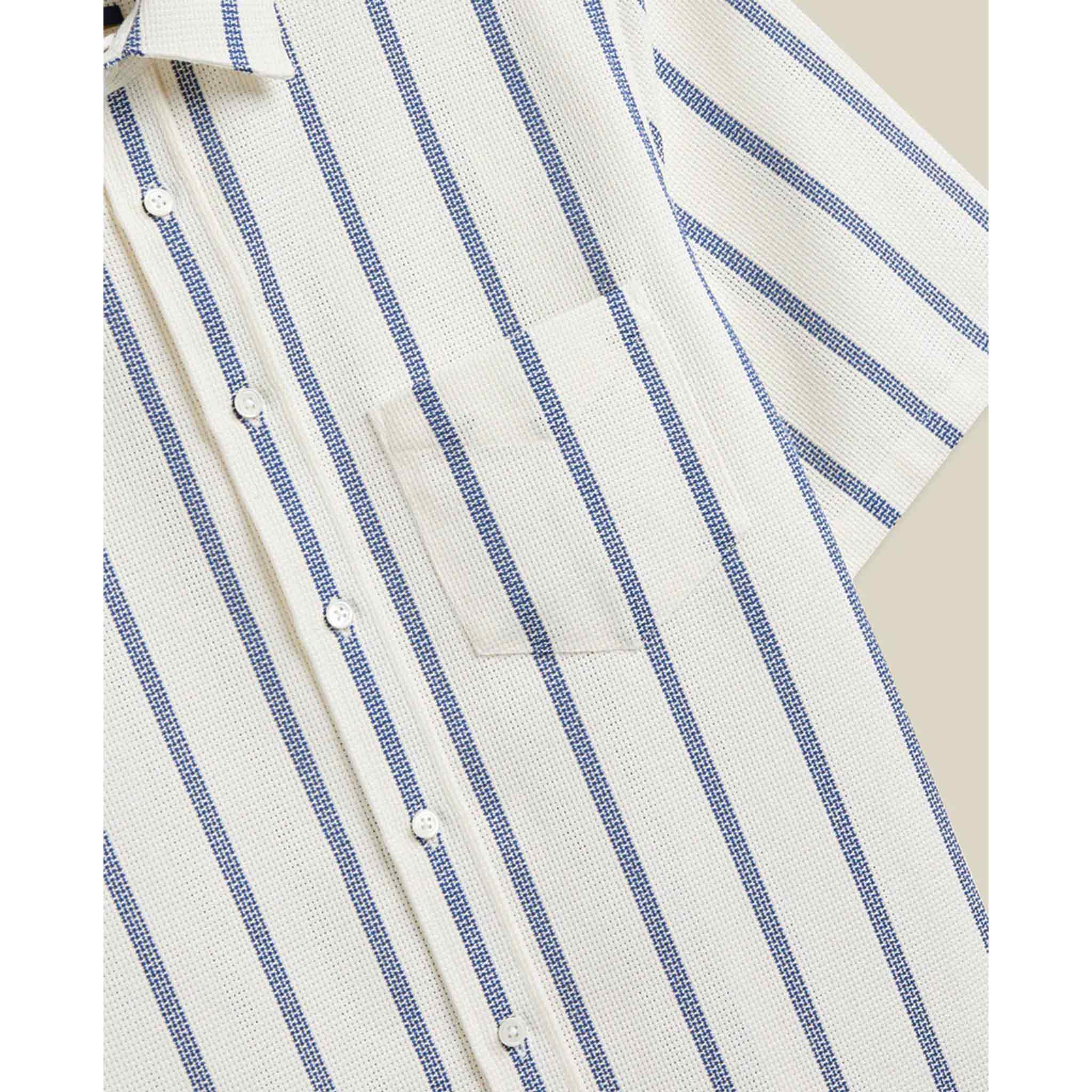 Piquet Stripe Shirt