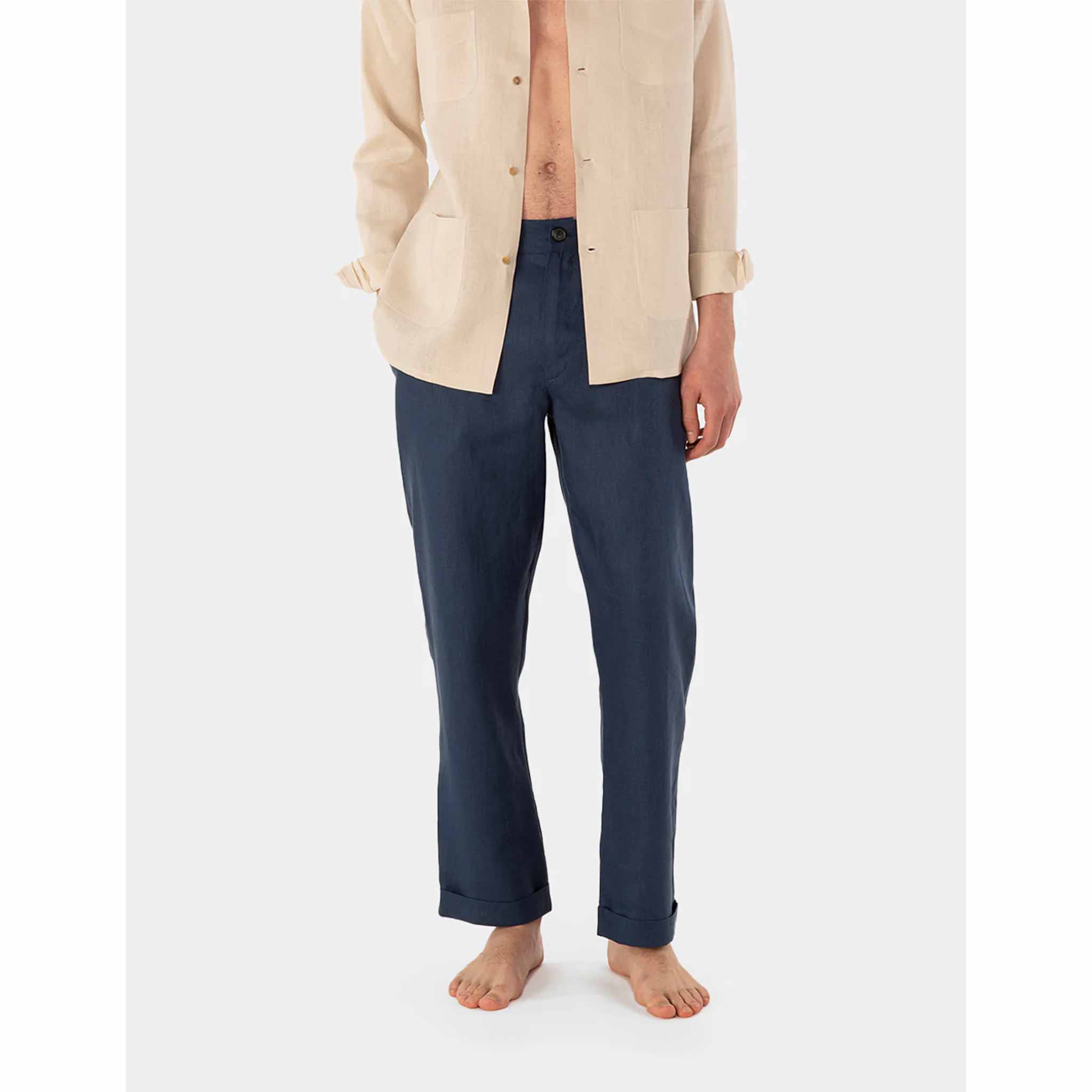 Anacapri Trouser in Navy