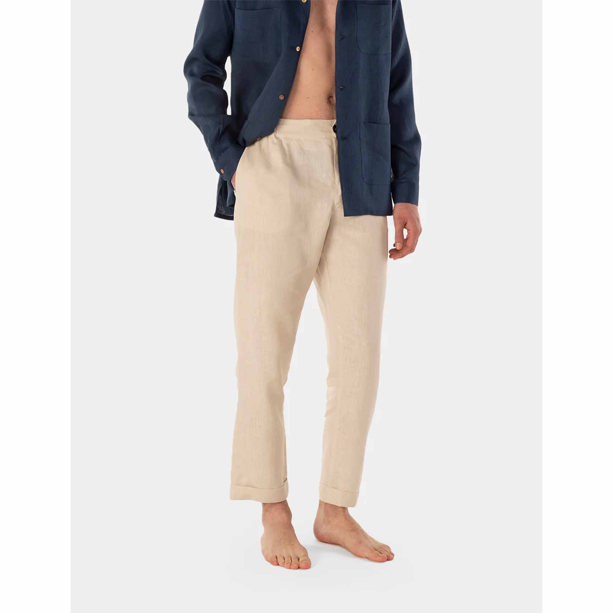 Anacapri Trouser in Natural