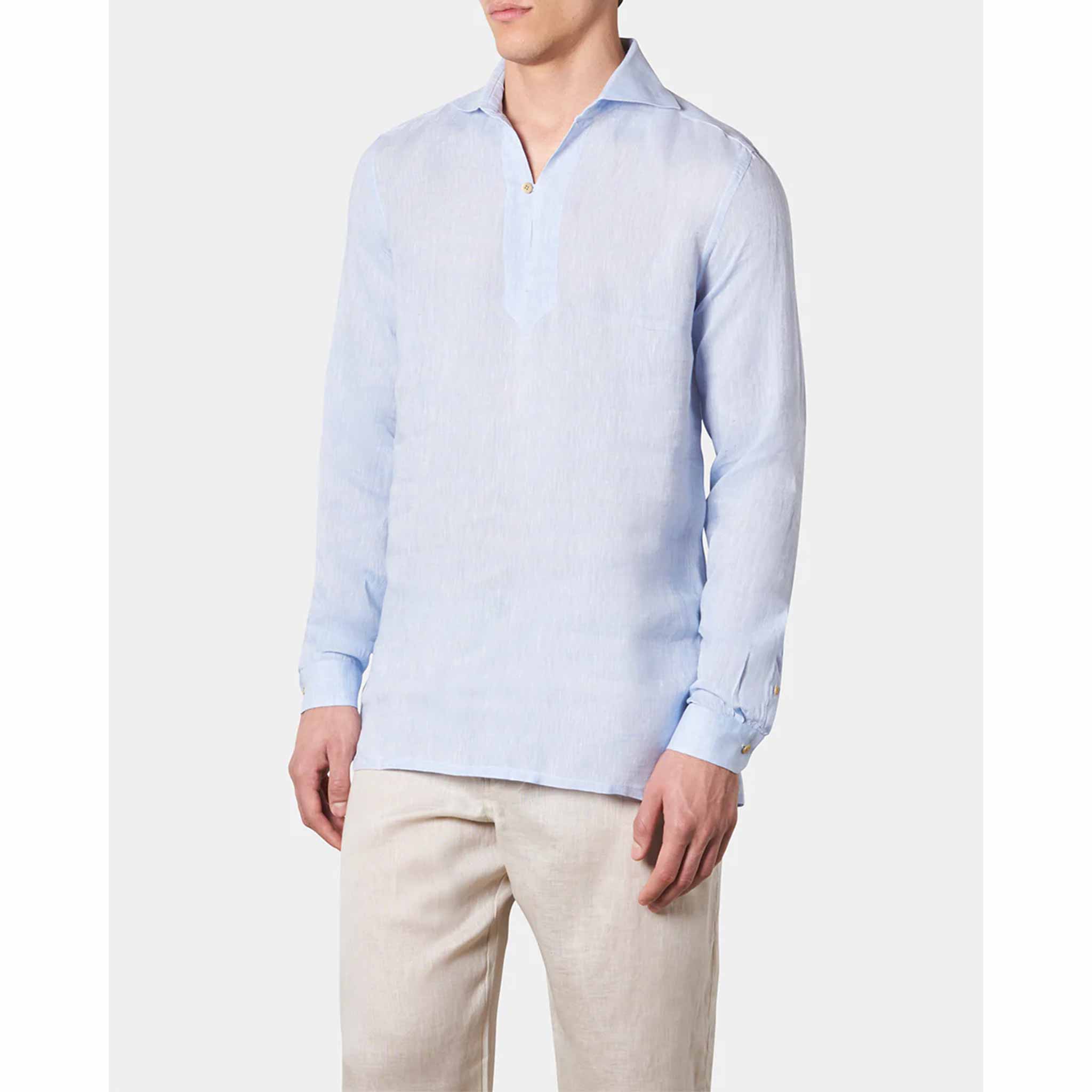 Capri Shirt in Blue