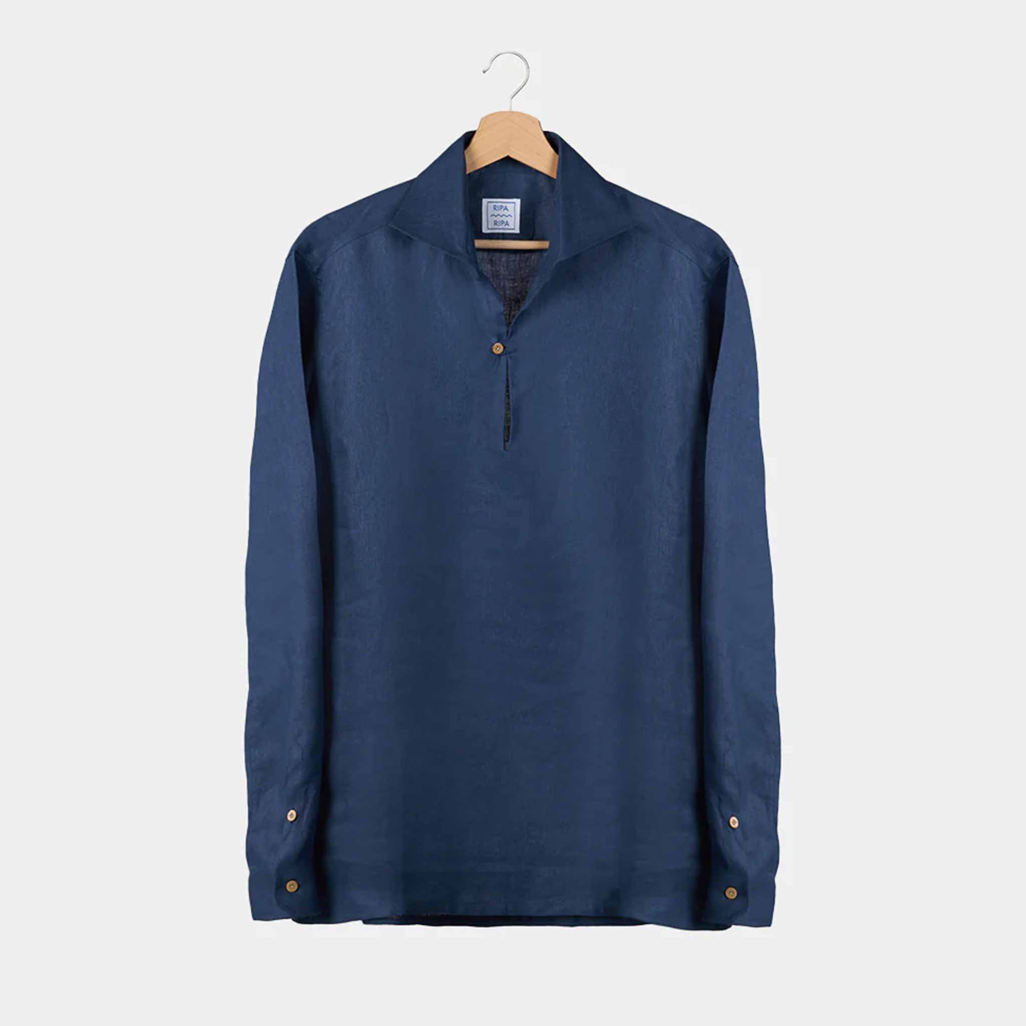 Capri Shirt in Navy