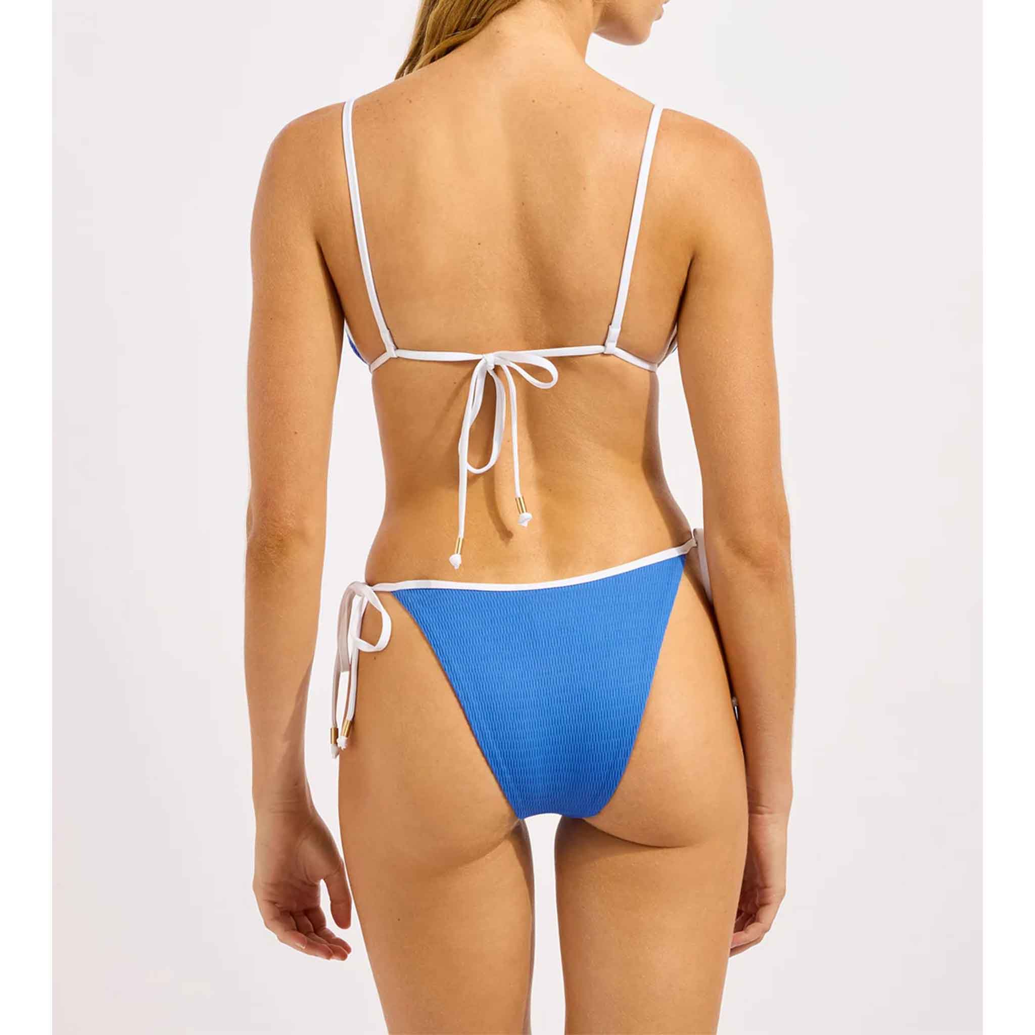 Beach Bound Tie Side Rio Pant in Sapphire