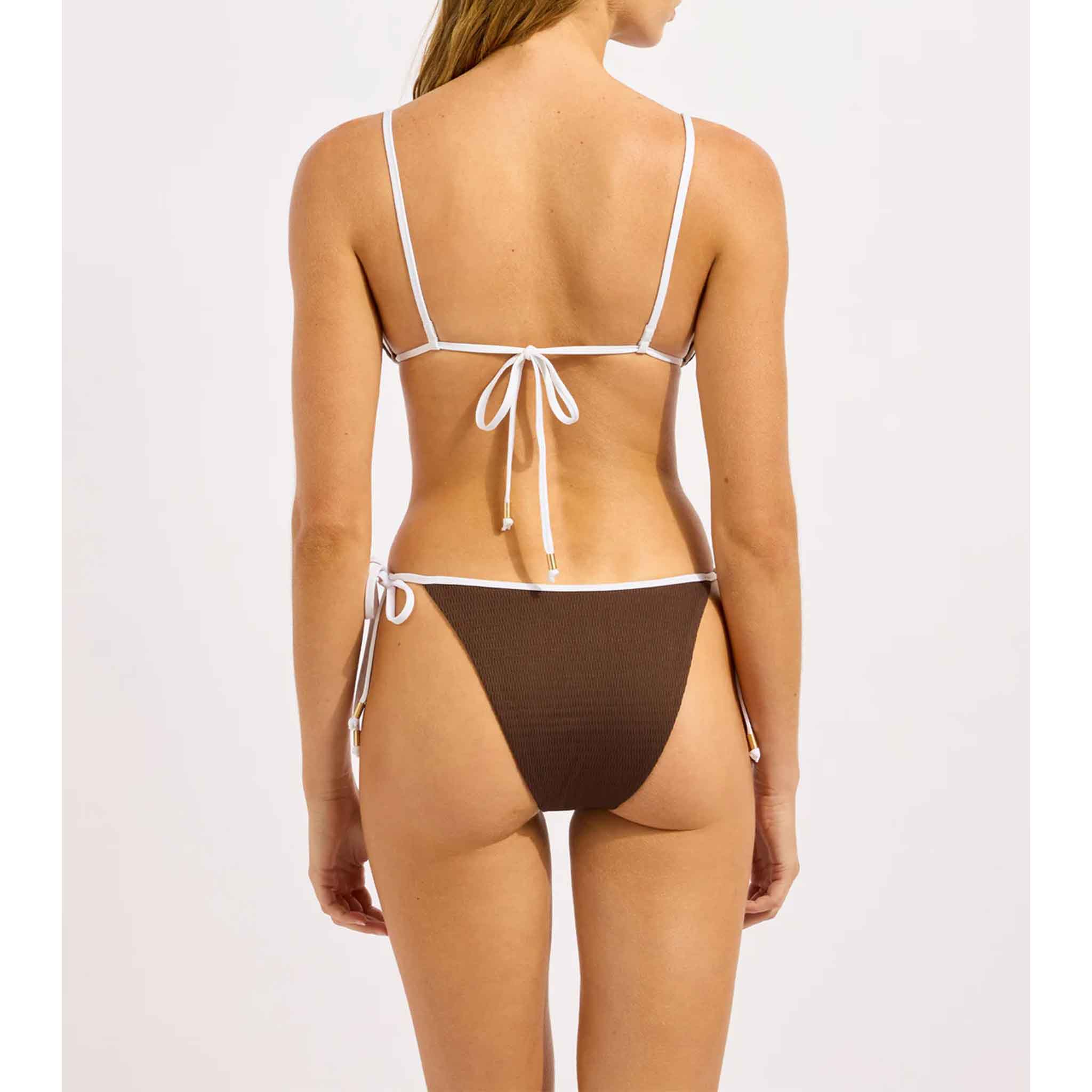Beach Bound Slide Tri in Dark Chocolate