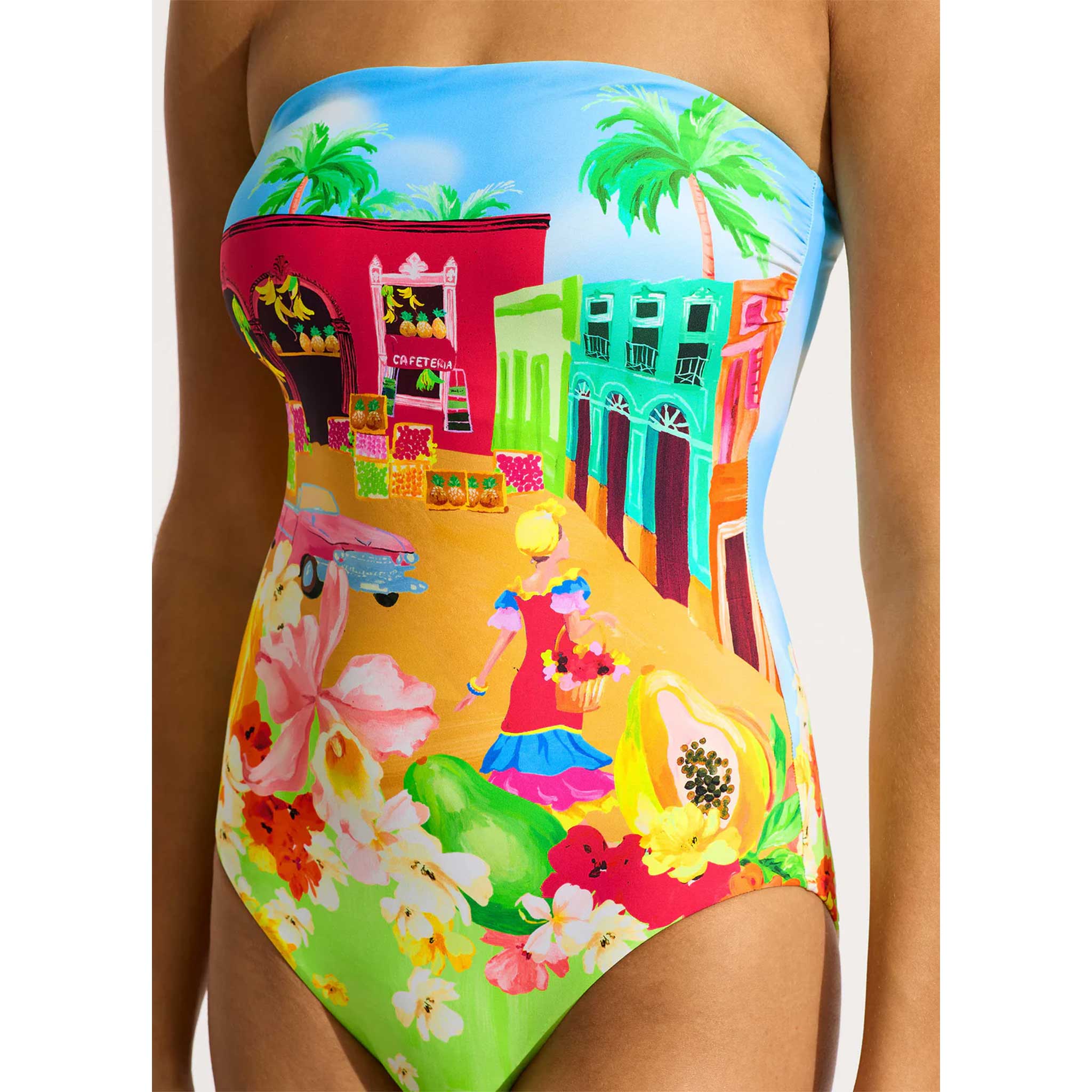 Cuba Bandeau One Piece