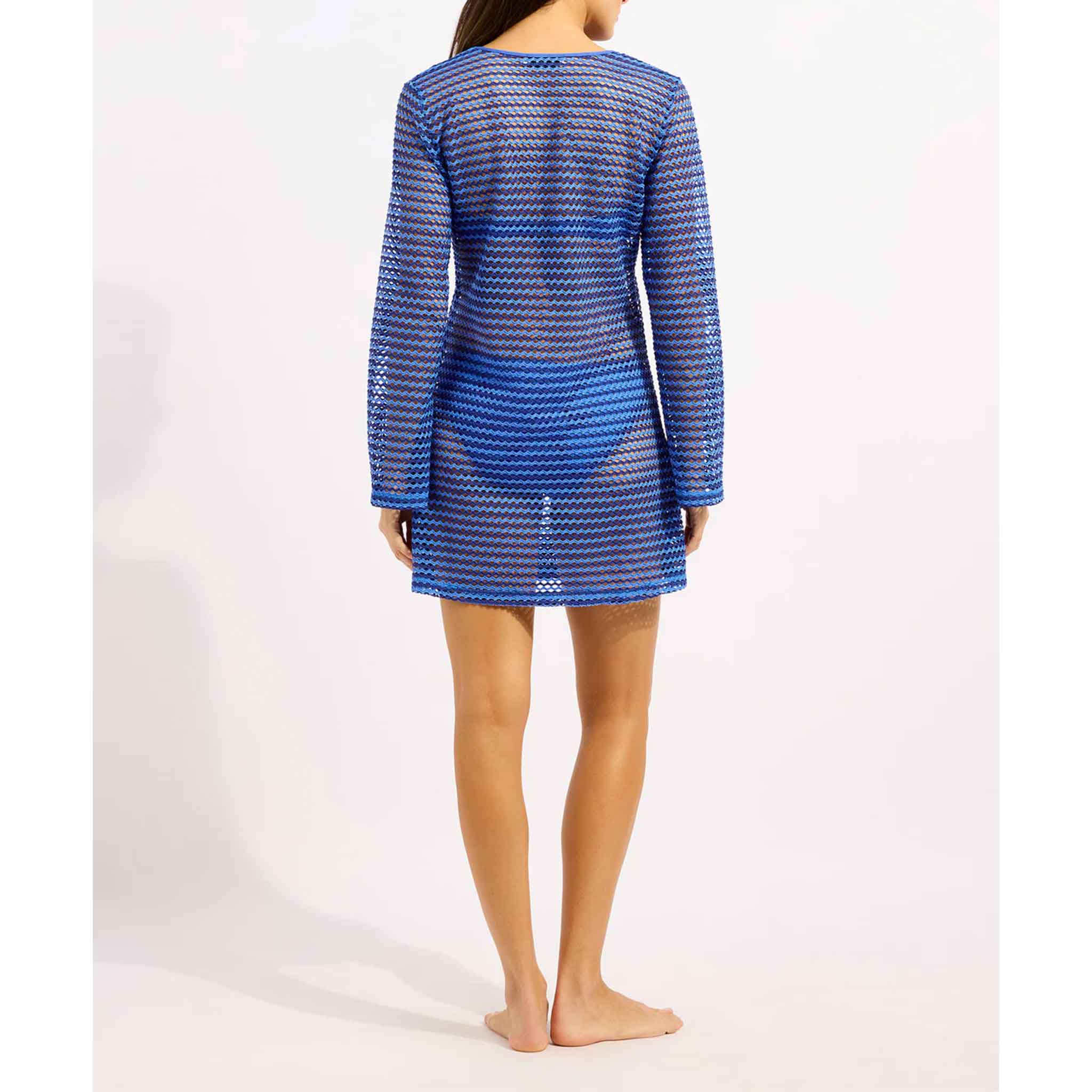 Mesh Effect Cover Up in Sapphire