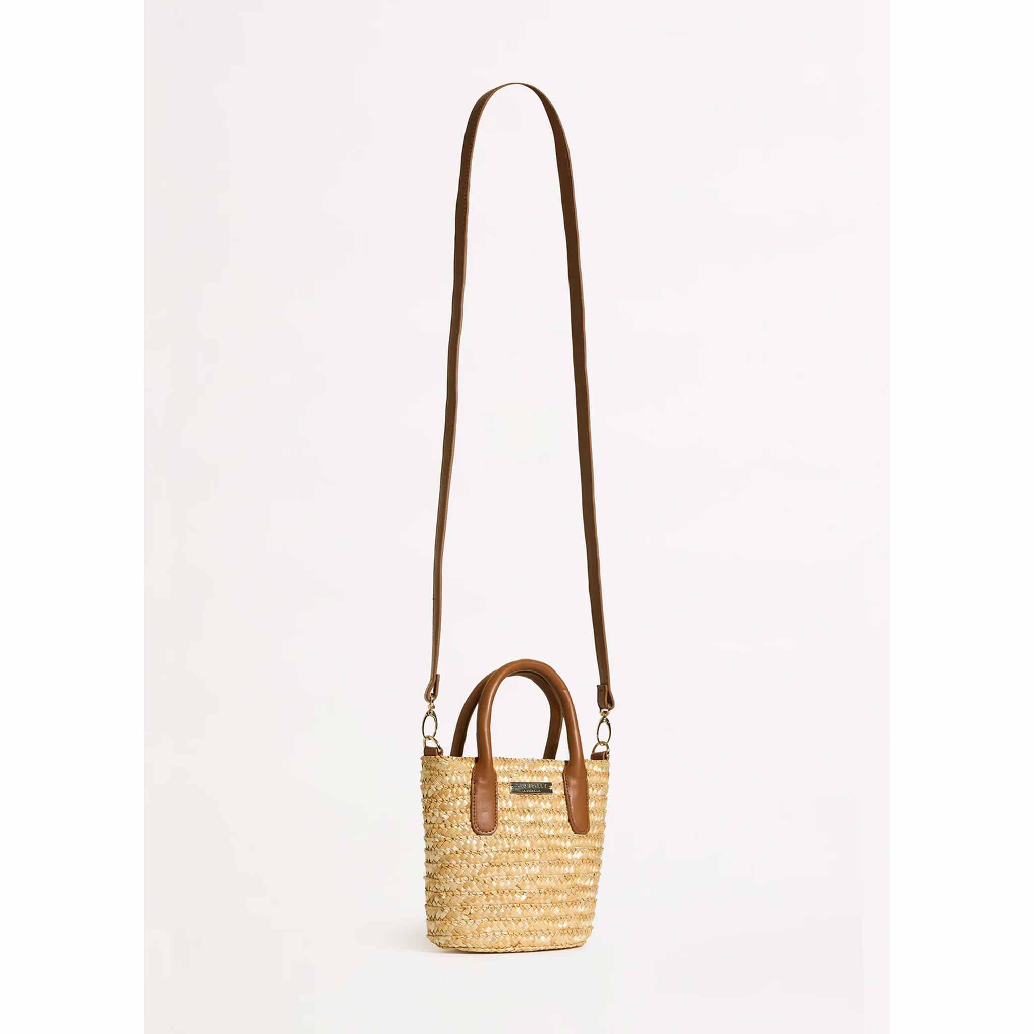 Micro Tote Bag in Natural