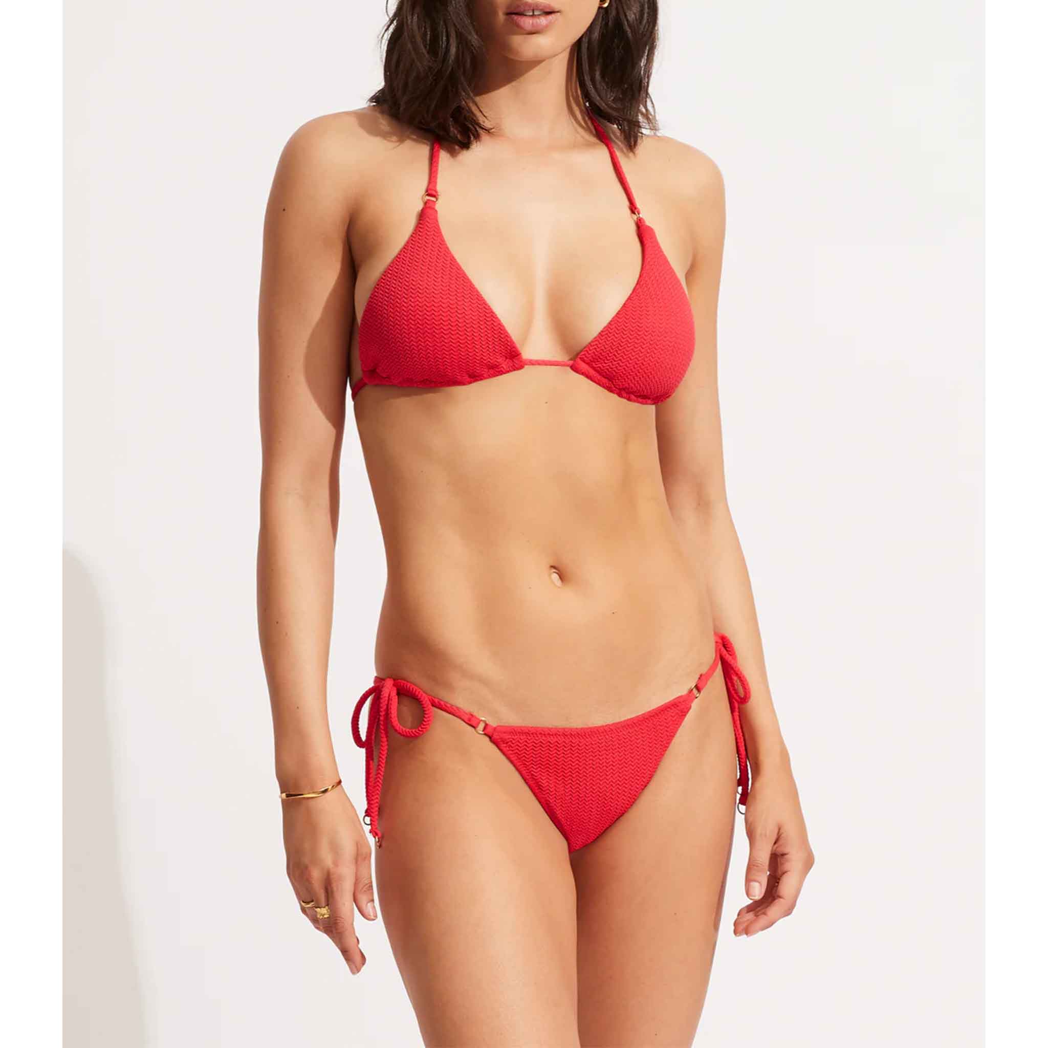 Sea Dive Slide Tri in Chilli Red