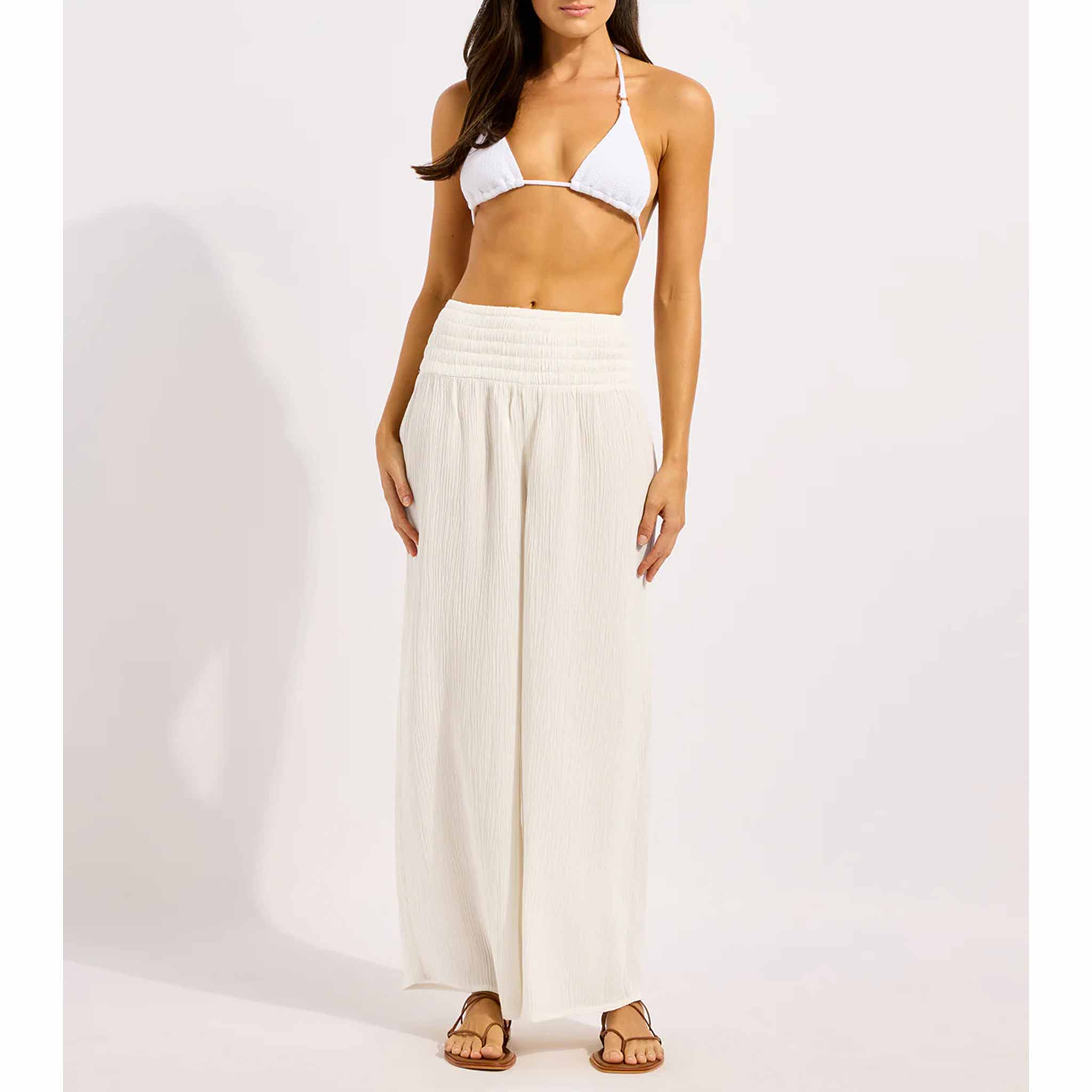 Shirred Waist Pant