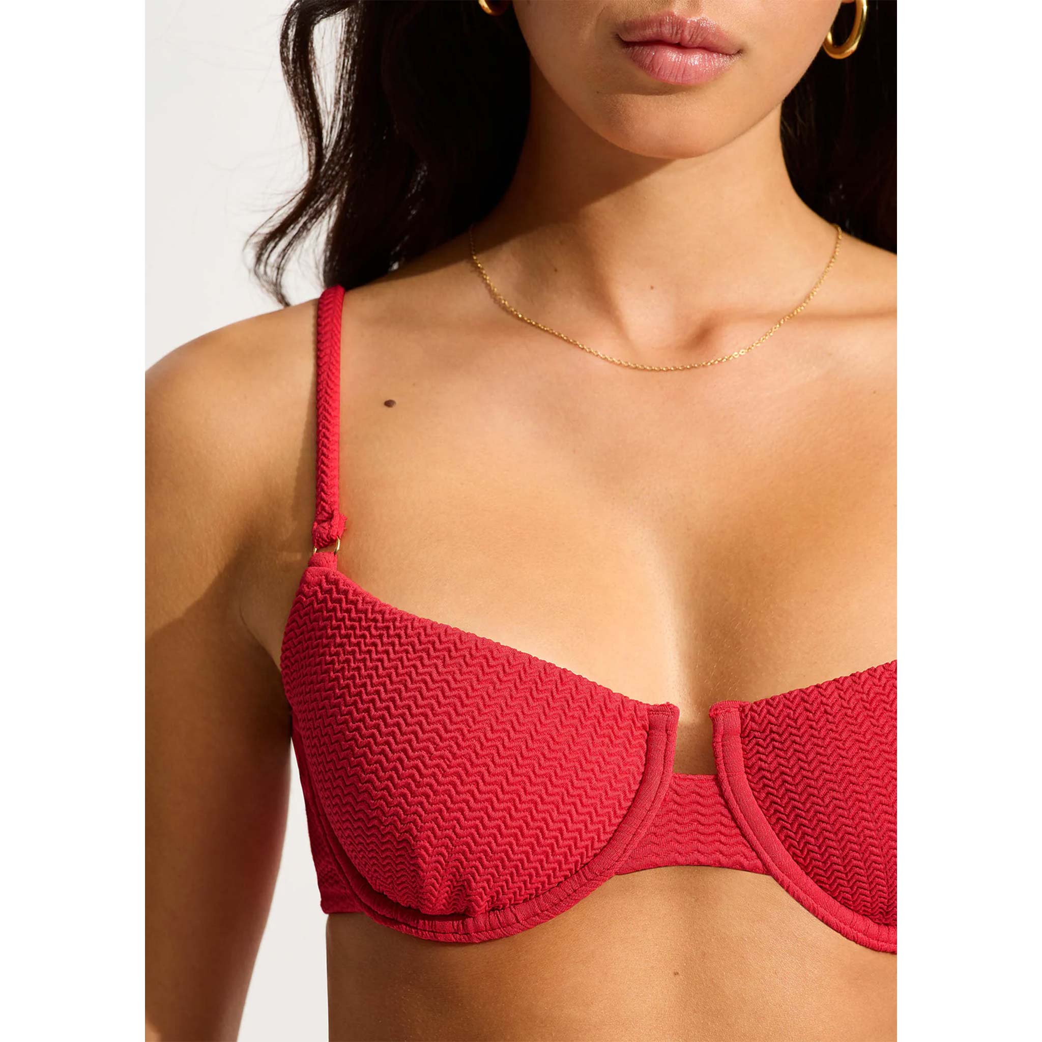 Underwire Bra in Chilli Red