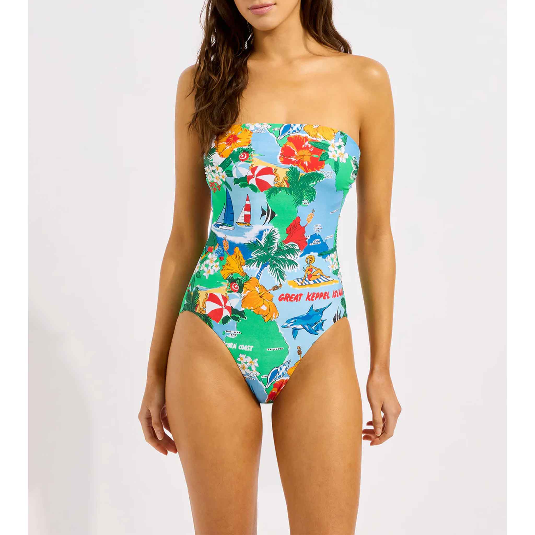 Viva Vacation Bandeau One Piece
