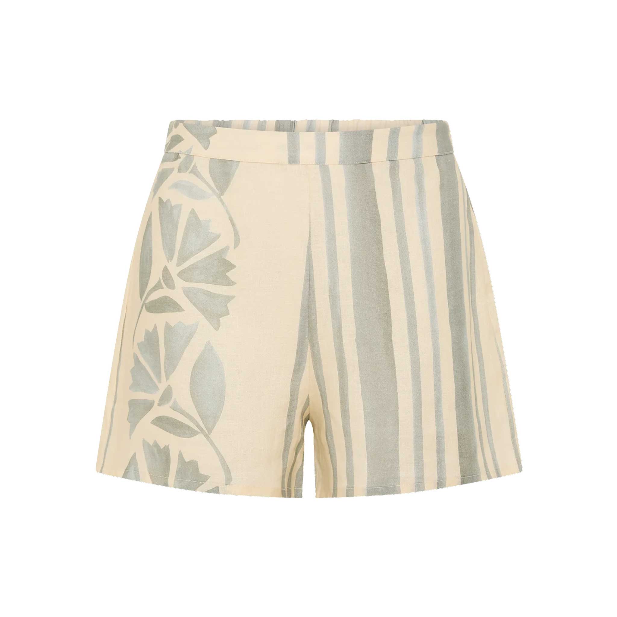 Freya Shorts in Clove Cream