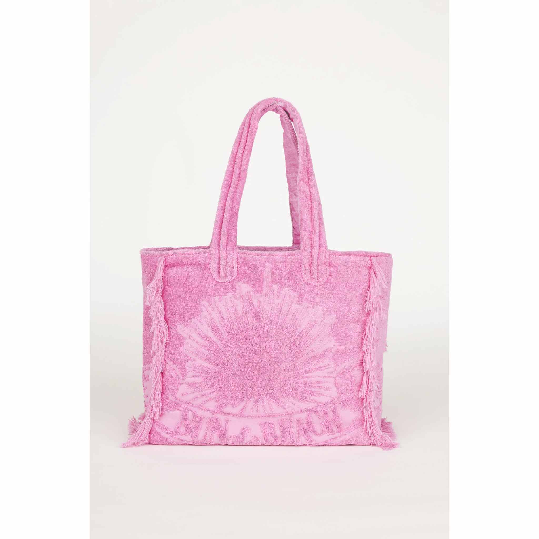 Terry Beach Bag in Bubblegum