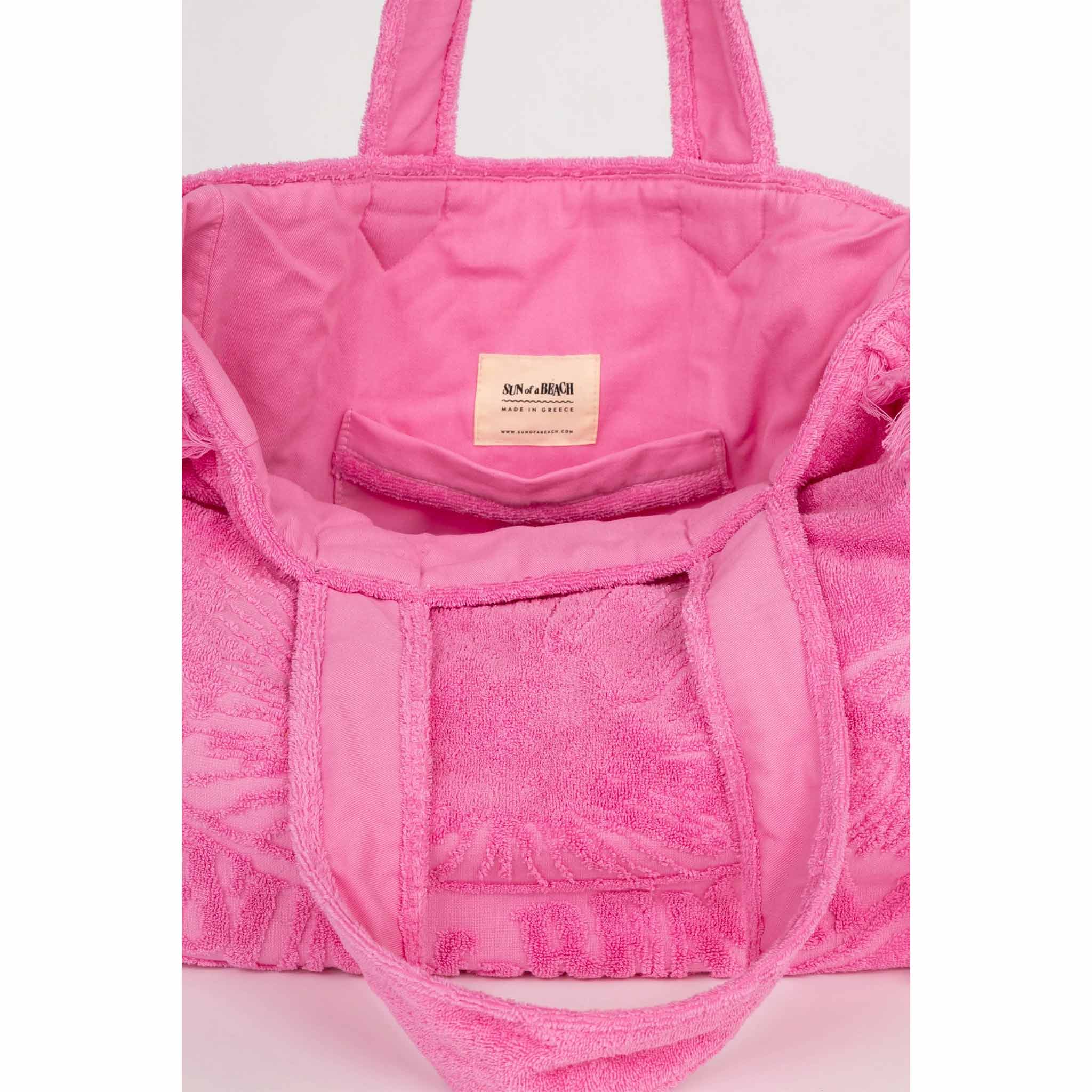 Terry Beach Bag in Bubblegum