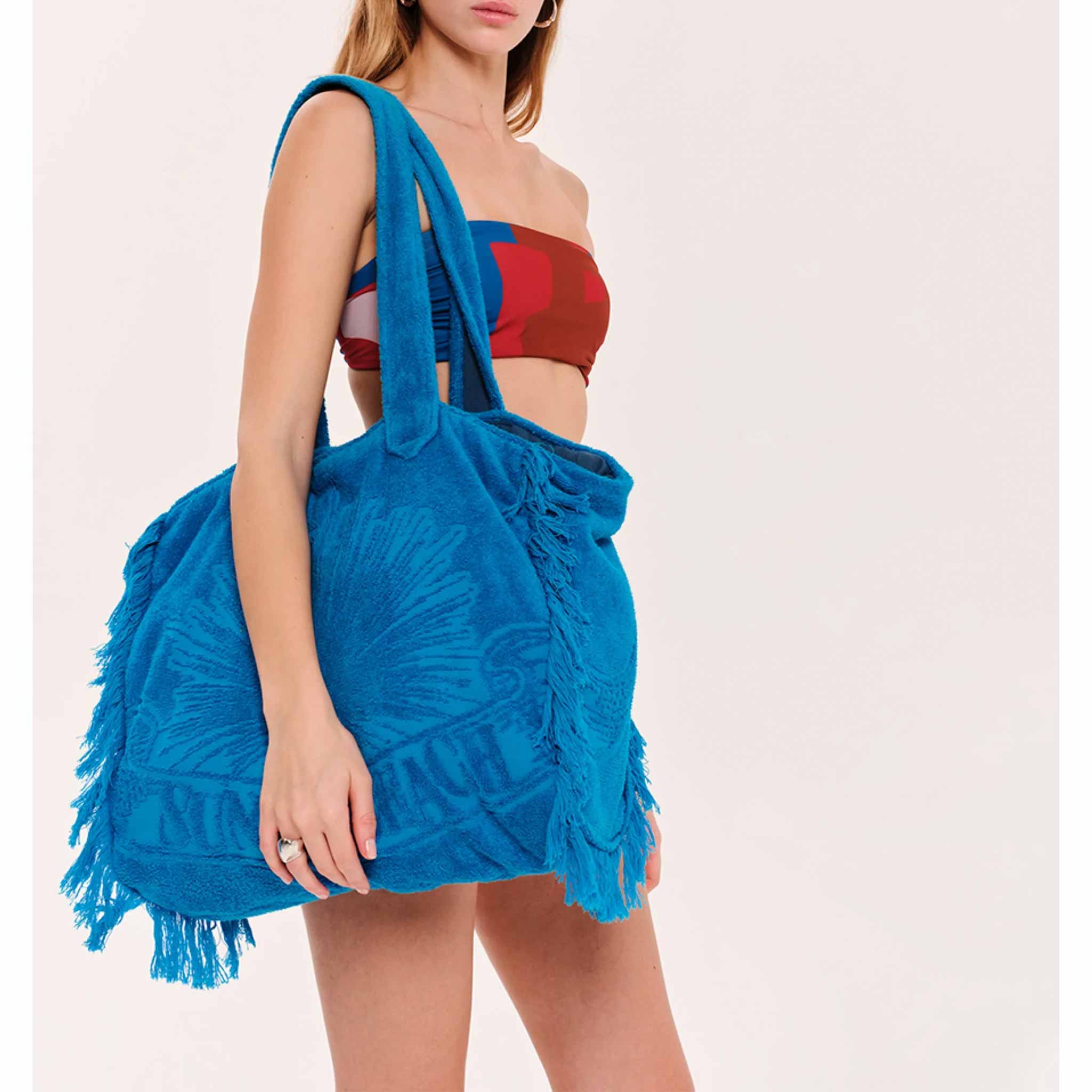 Terry Beach Bag in Cousteau