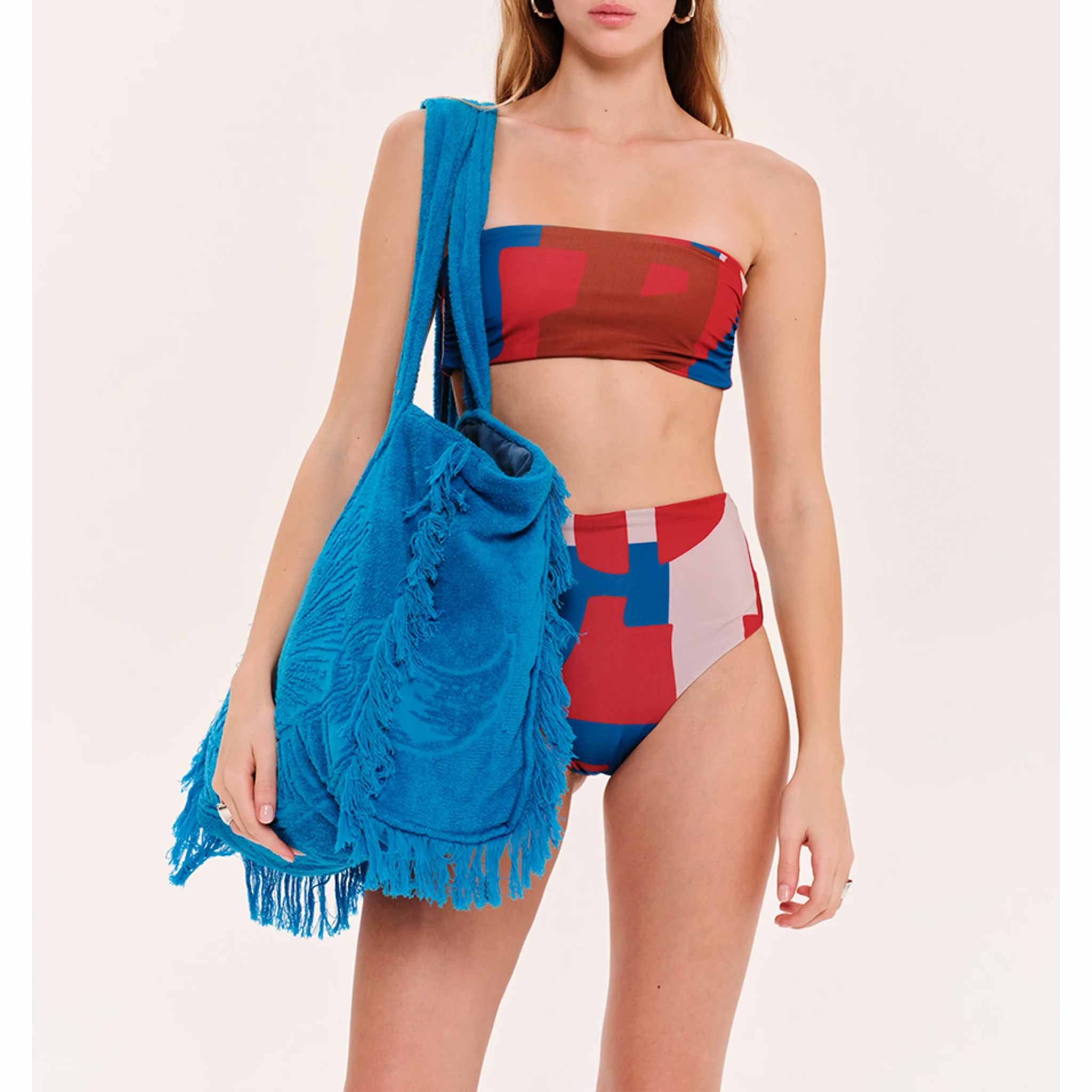 Terry Beach Bag in Cousteau