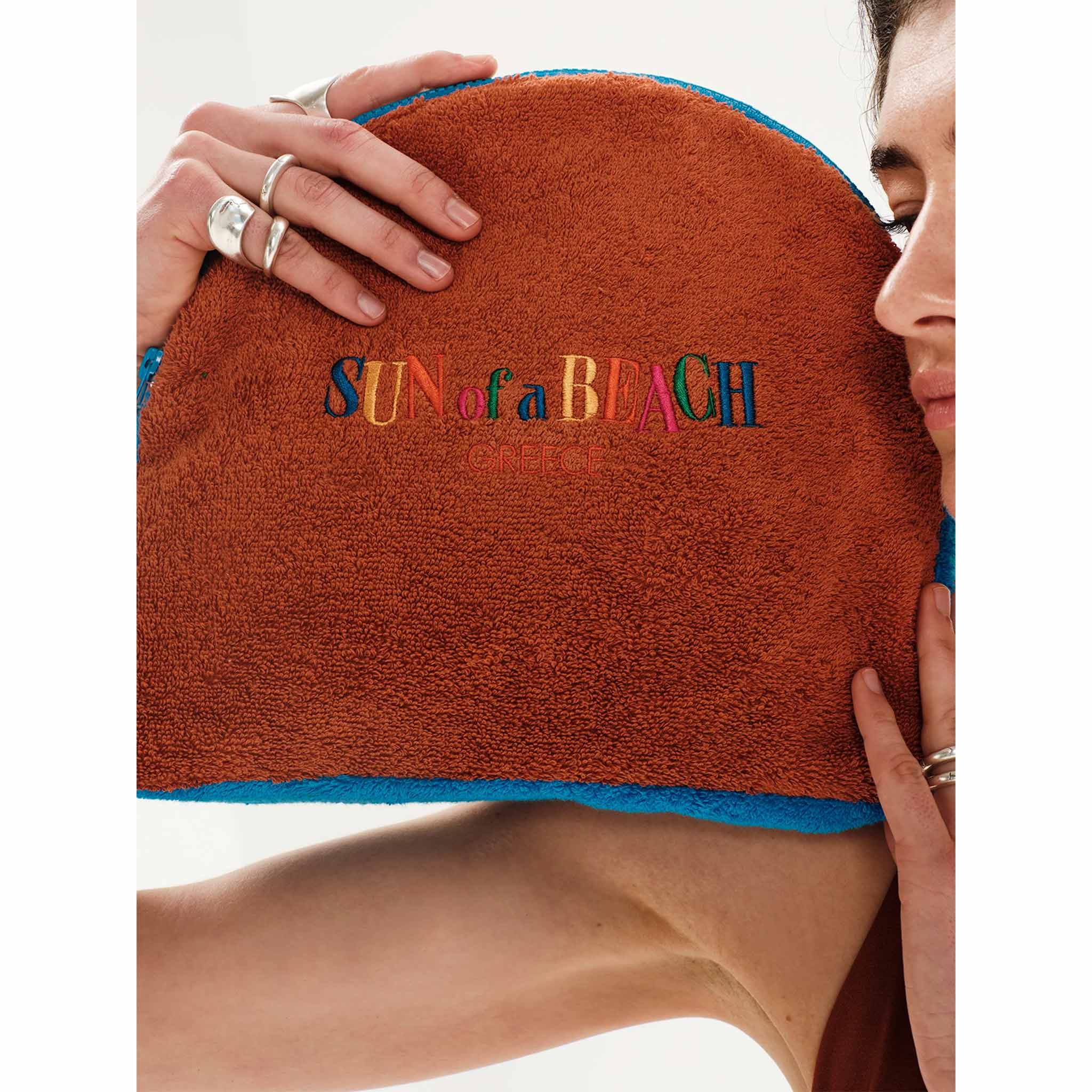 Luna Large Pouch in Copperstone
