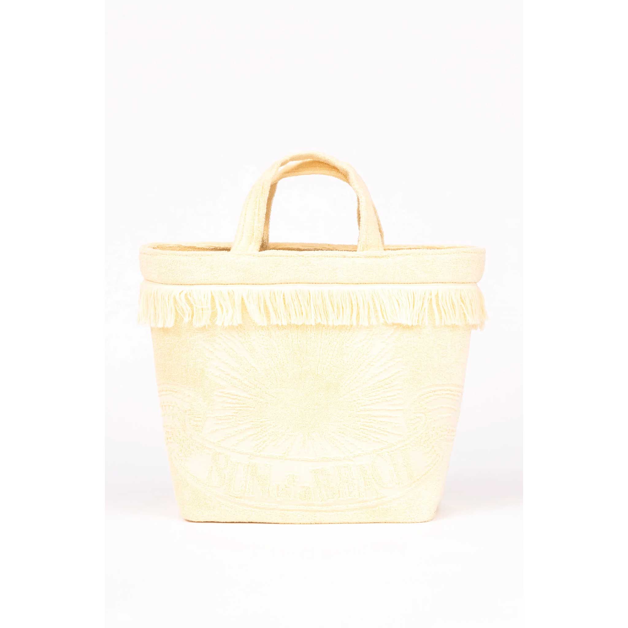 Oversized Beach Bag in Vanilla