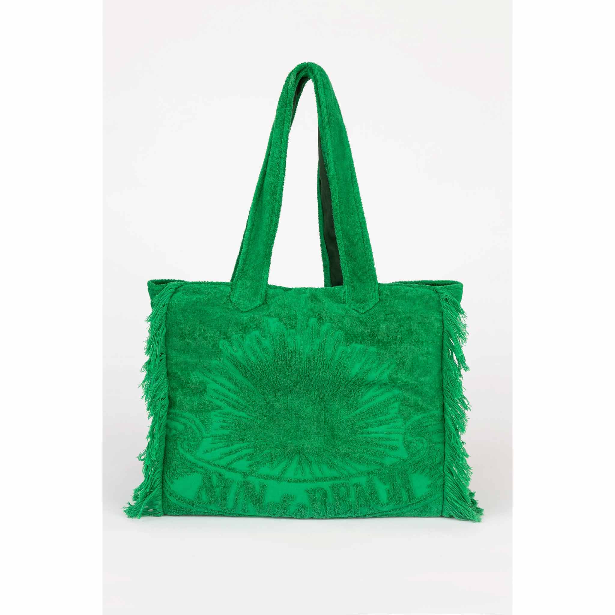 Terry Beach Bag in Wasabi