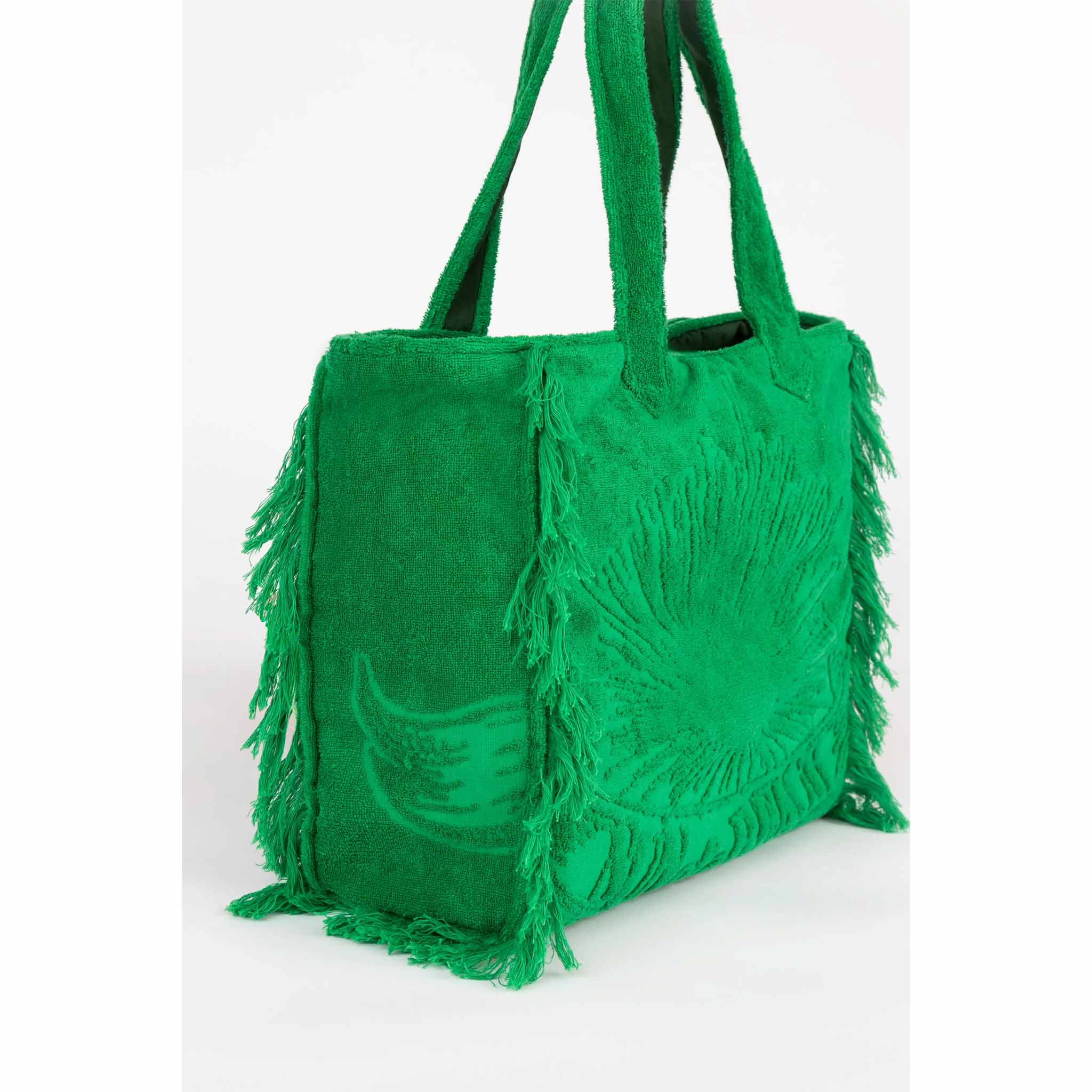 Terry Beach Bag in Wasabi