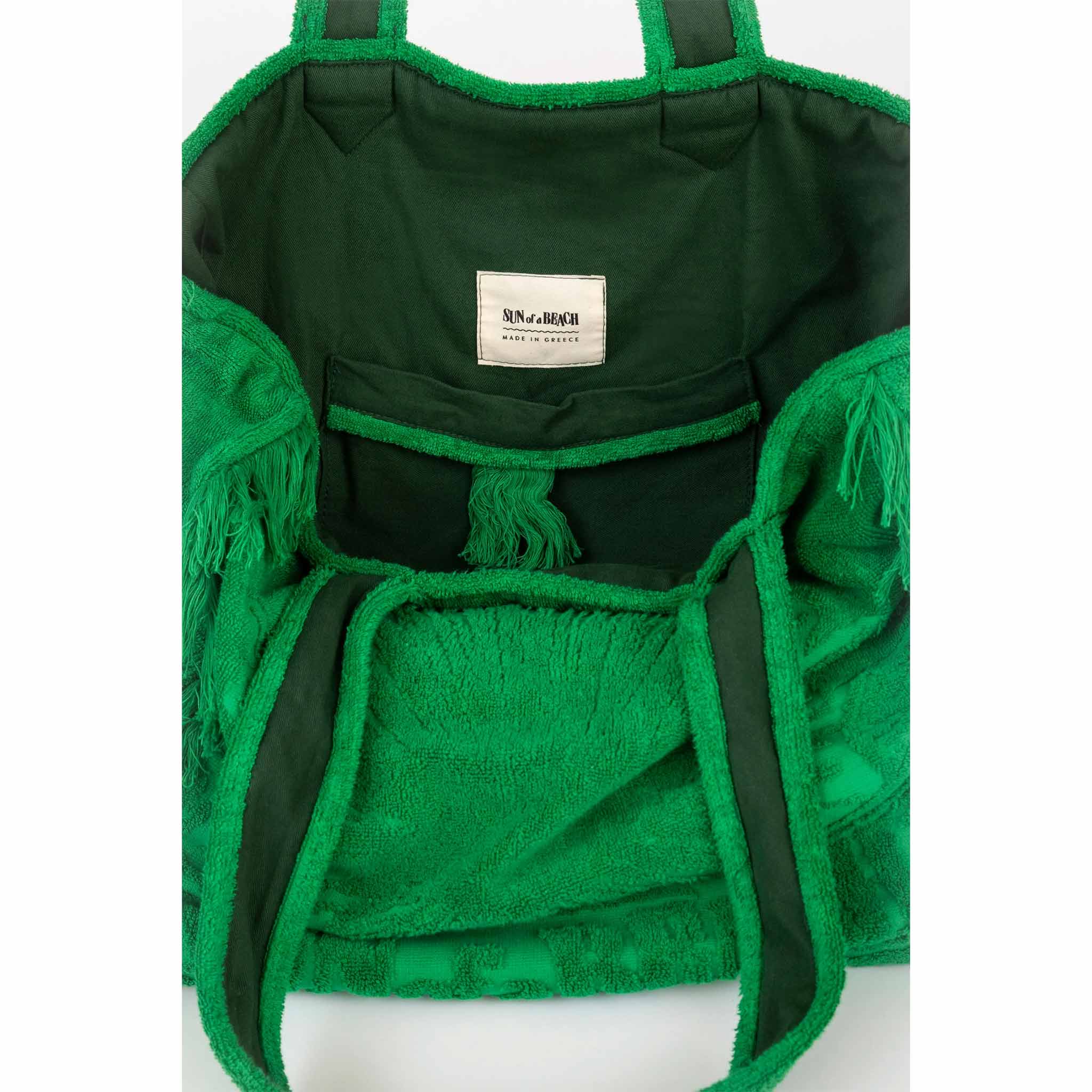 Terry Beach Bag in Wasabi